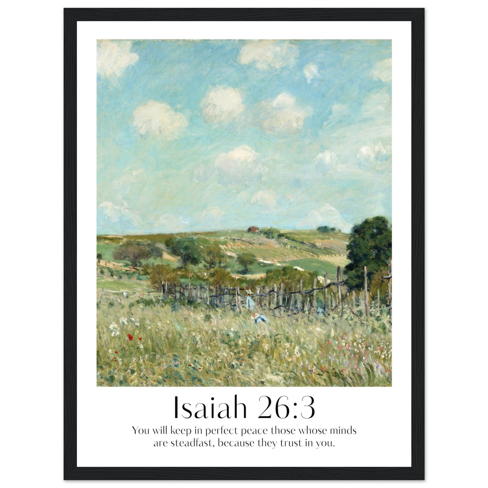 Isaiah 26:3 Print - The Christian Art Company