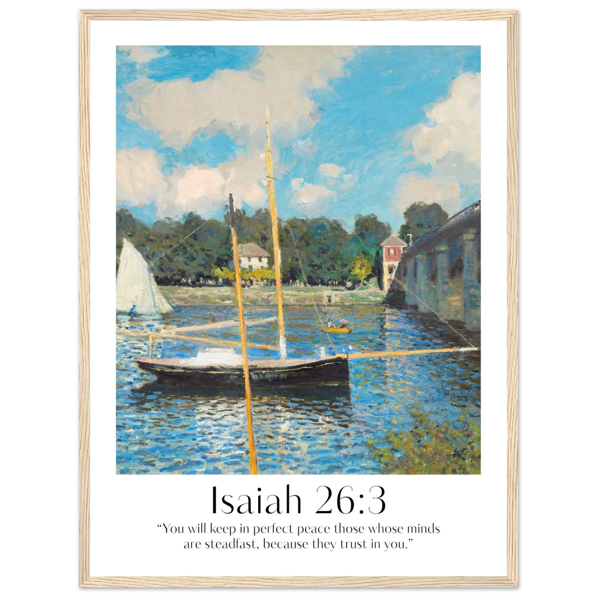 Isaiah 26:3 Print - The Christian Art Company