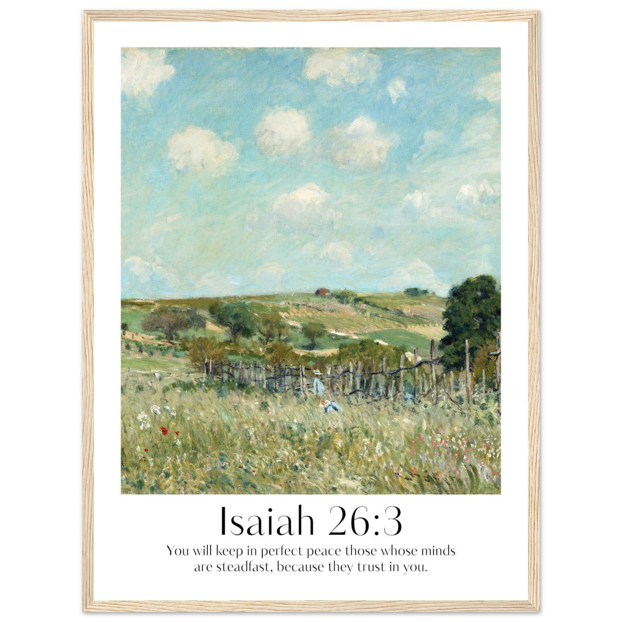 Isaiah 26:3 Print - The Christian Art Company