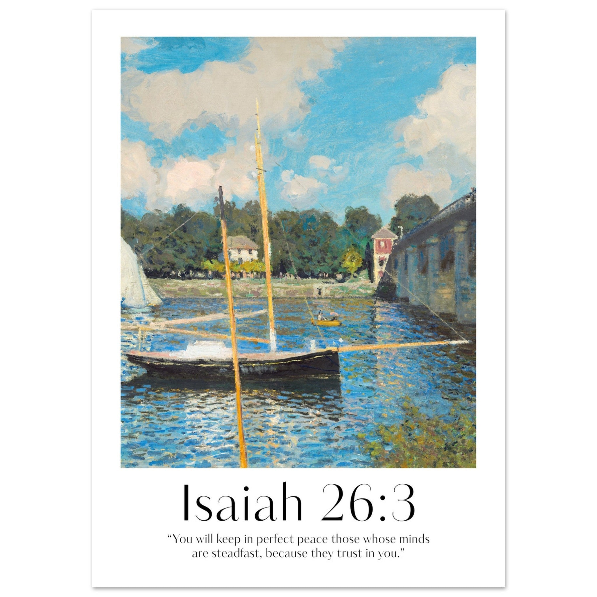 Isaiah 26:3 Print - The Christian Art Company