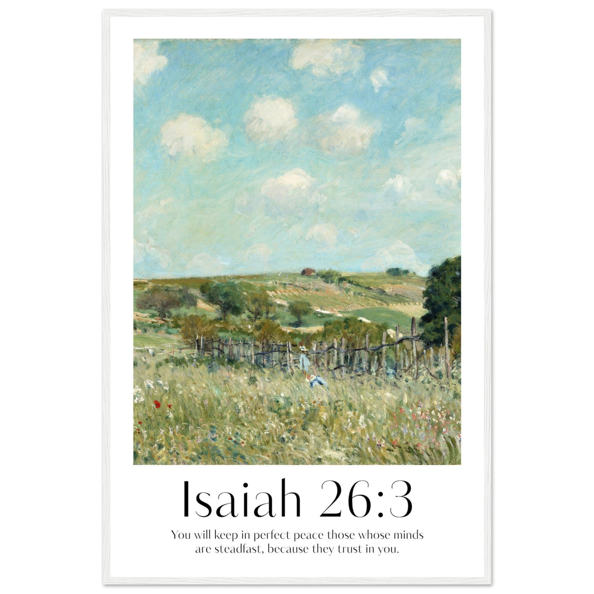 Isaiah 26:3 Print - The Christian Art Company