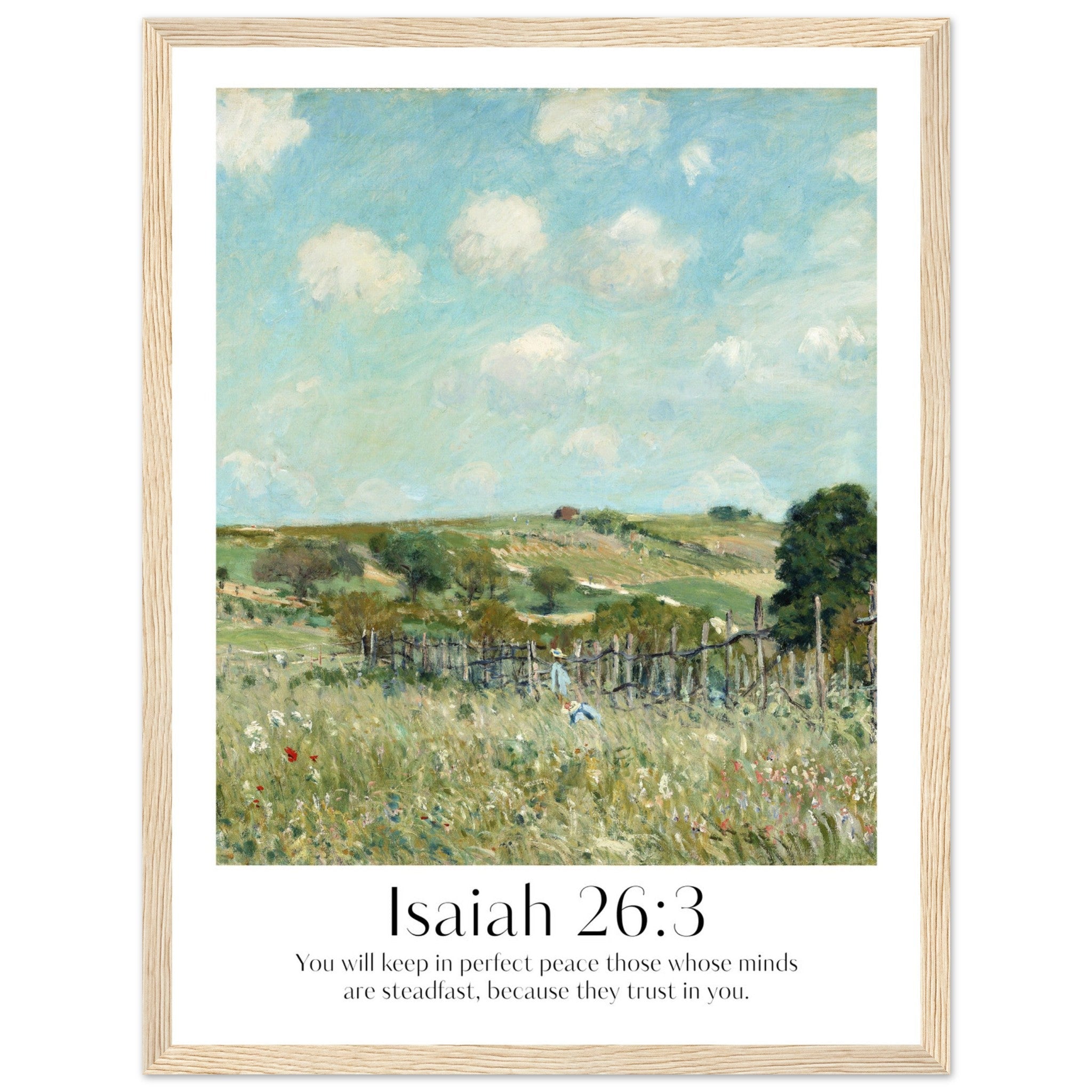 Isaiah 26:3 Print - The Christian Art Company