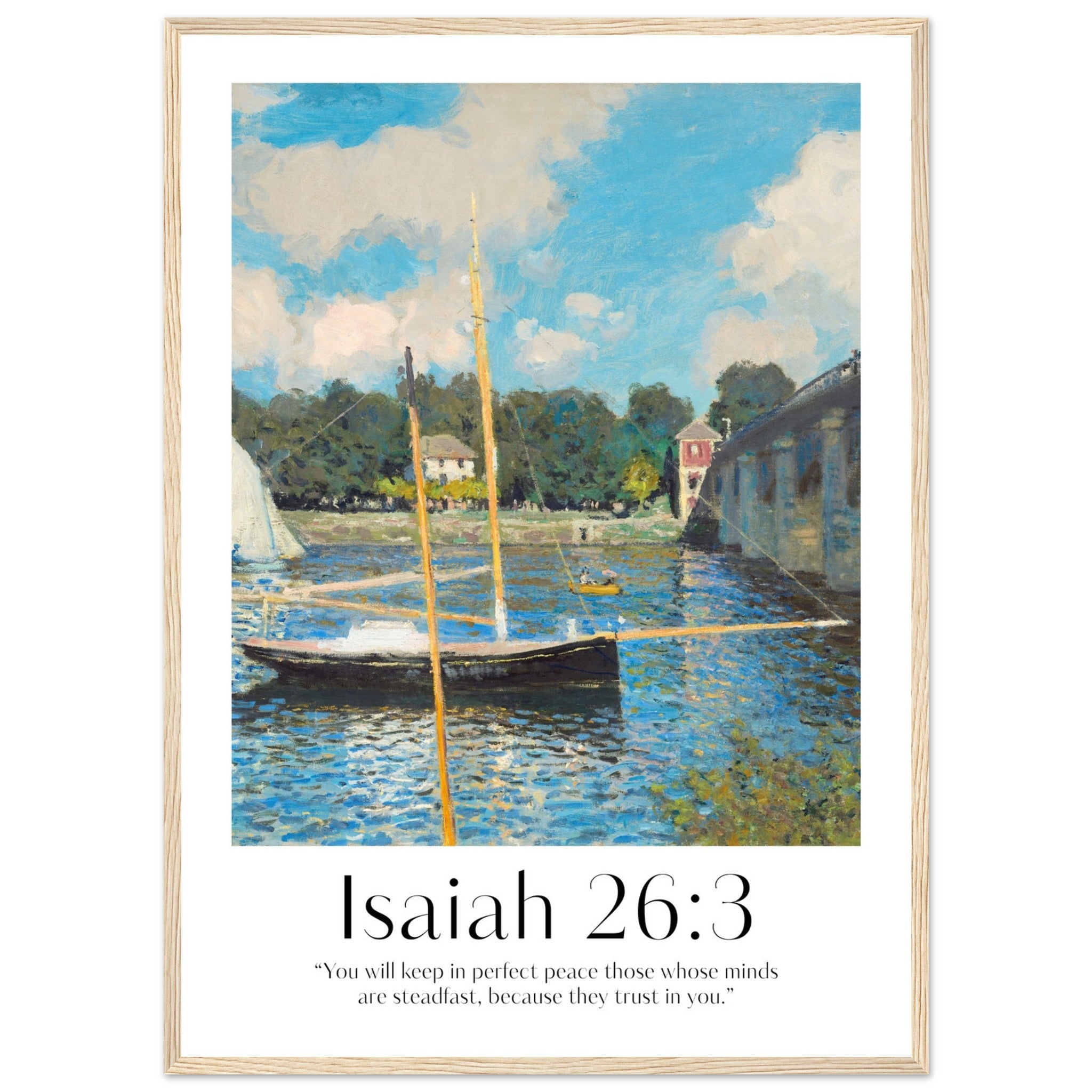 Isaiah 26:3 Print - The Christian Art Company