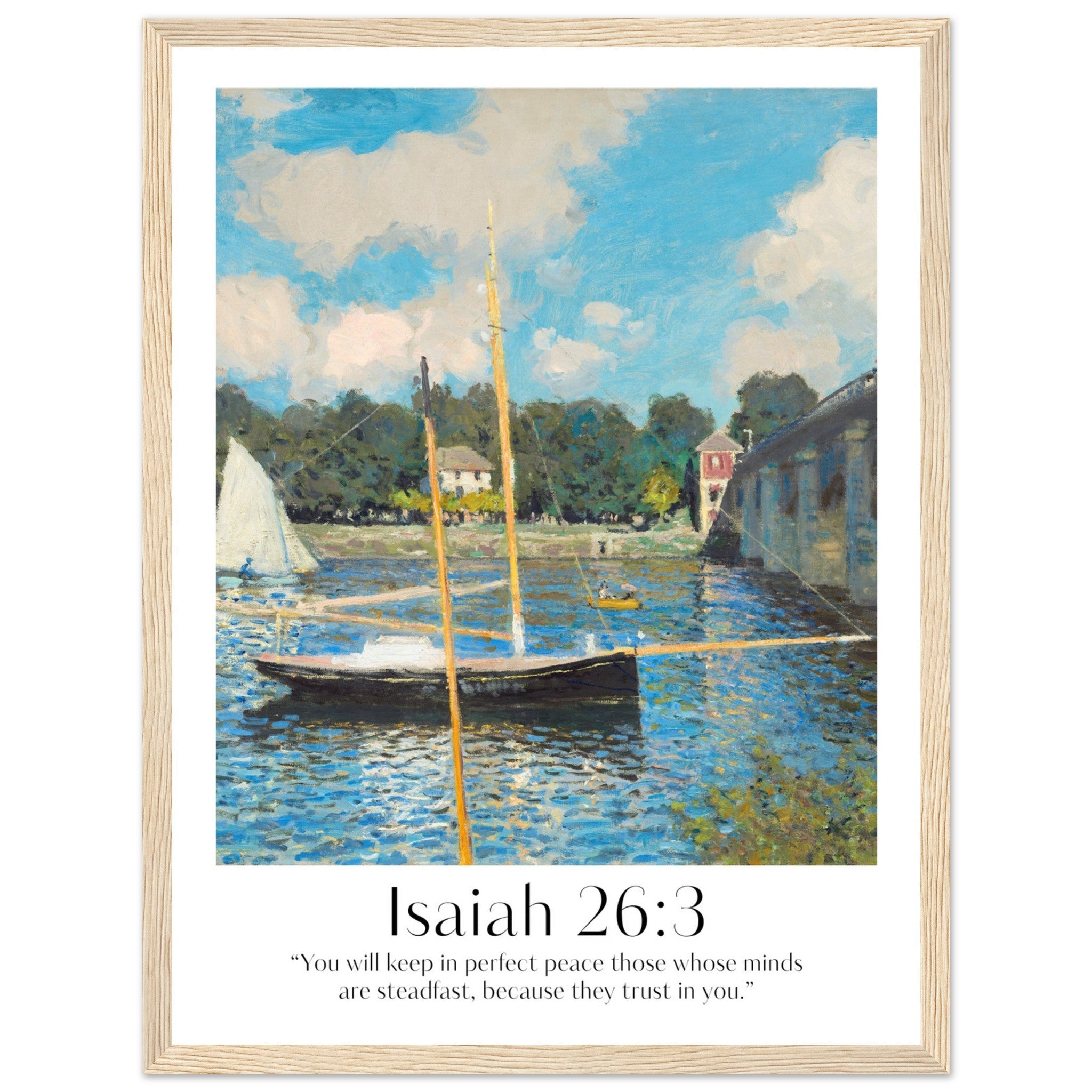 Isaiah 26:3 Print - The Christian Art Company