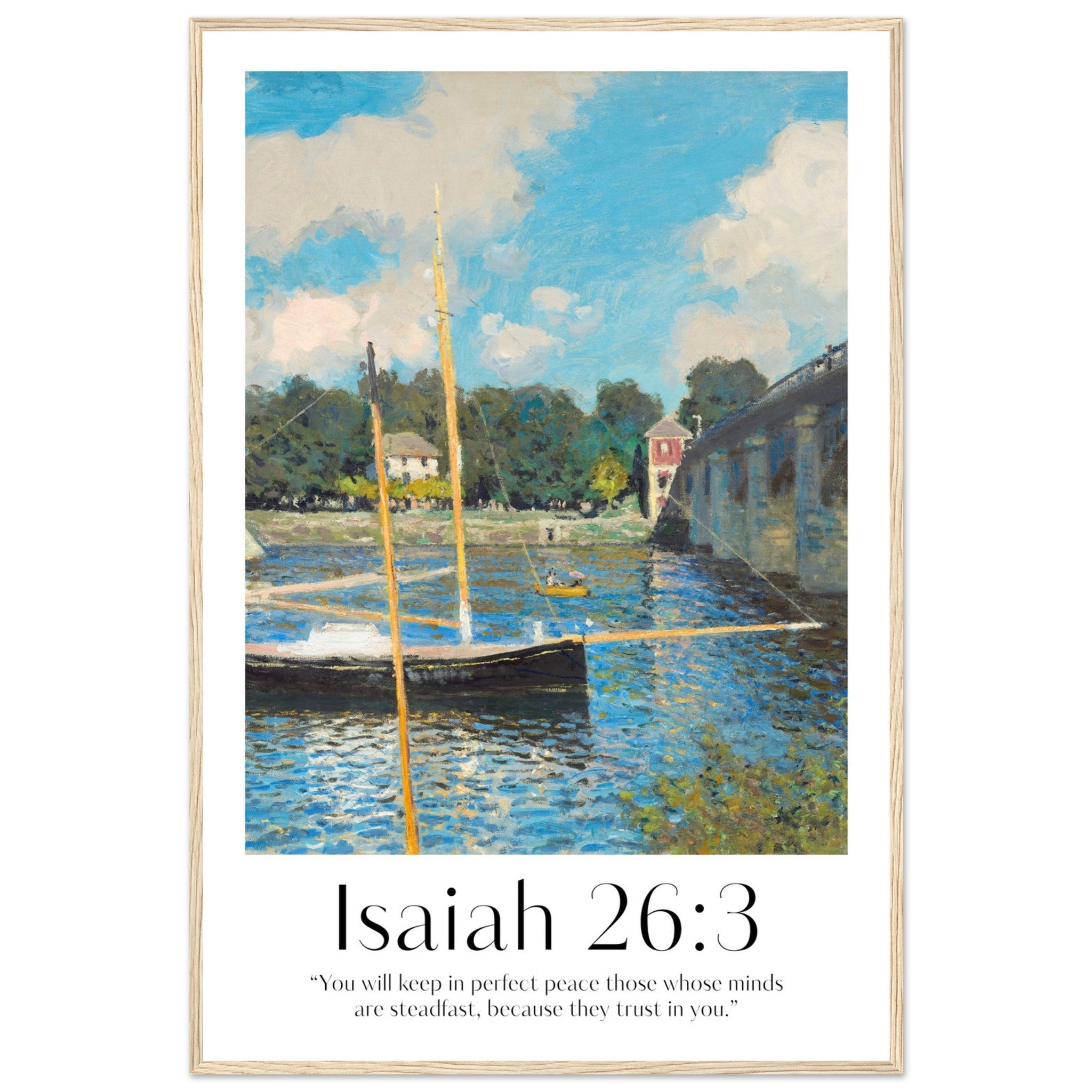 Isaiah 26:3 Print - The Christian Art Company