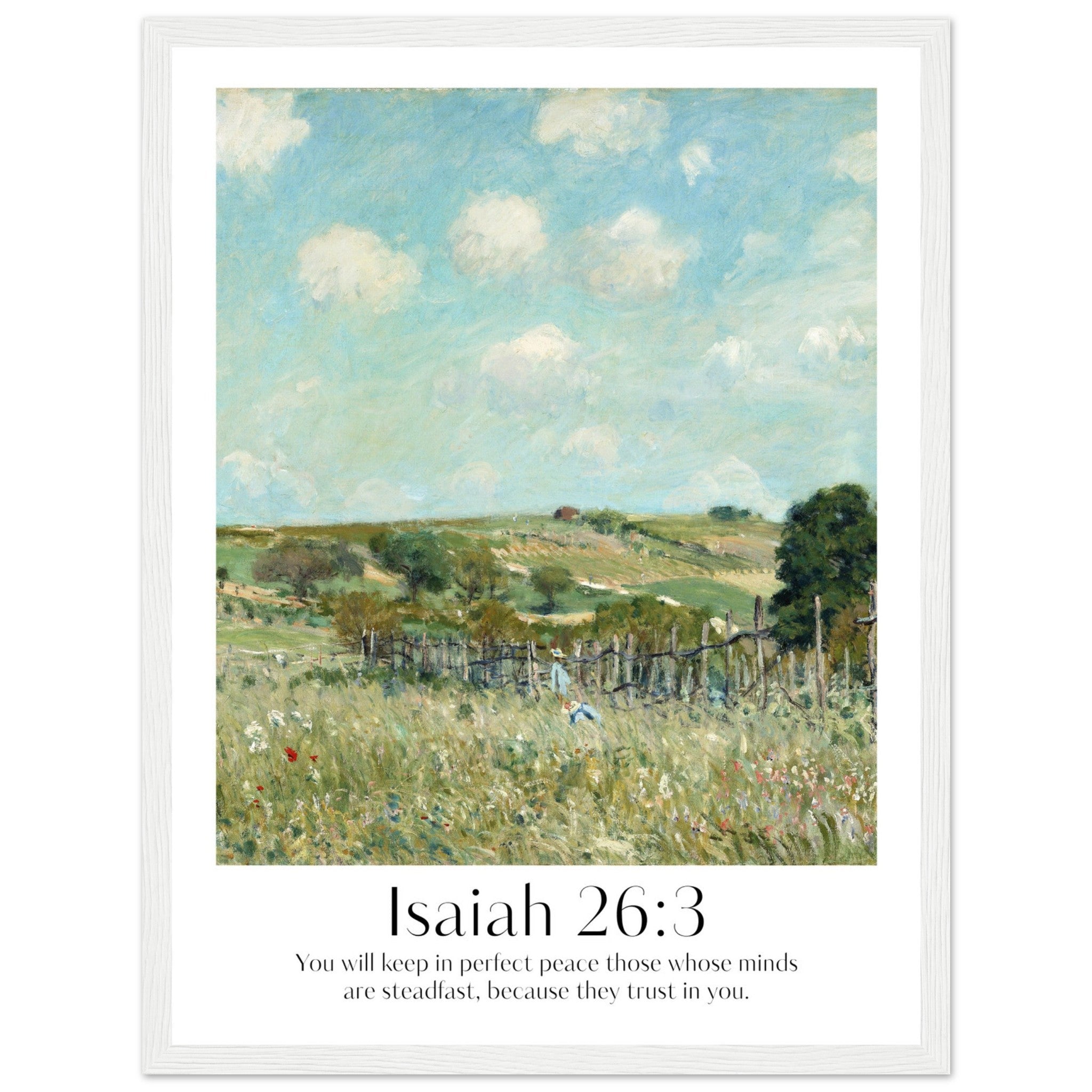 Isaiah 26:3 Print - The Christian Art Company