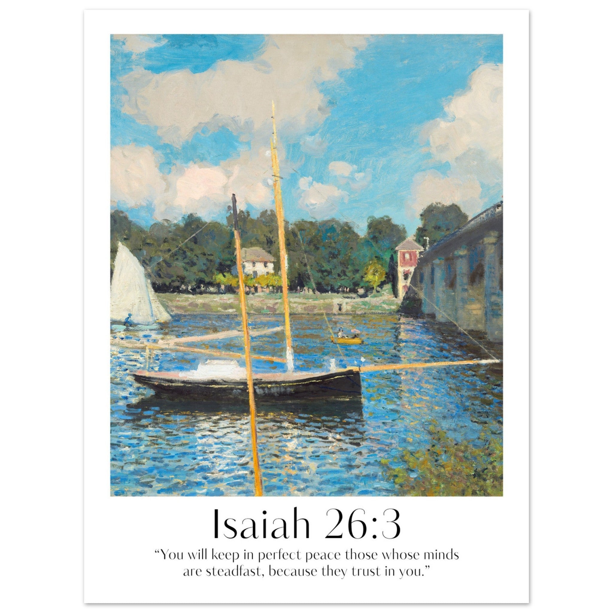 Isaiah 26:3 Print - The Christian Art Company