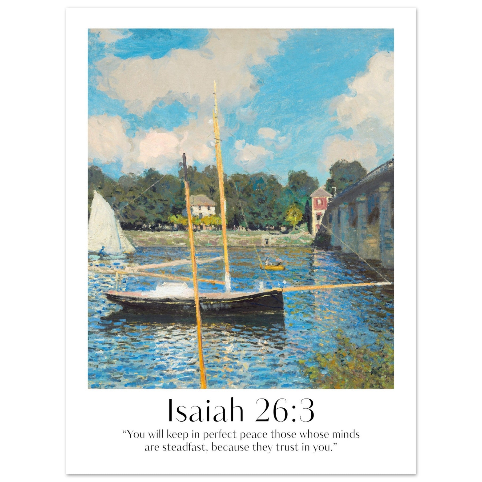 Isaiah 26:3 Print - The Christian Art Company