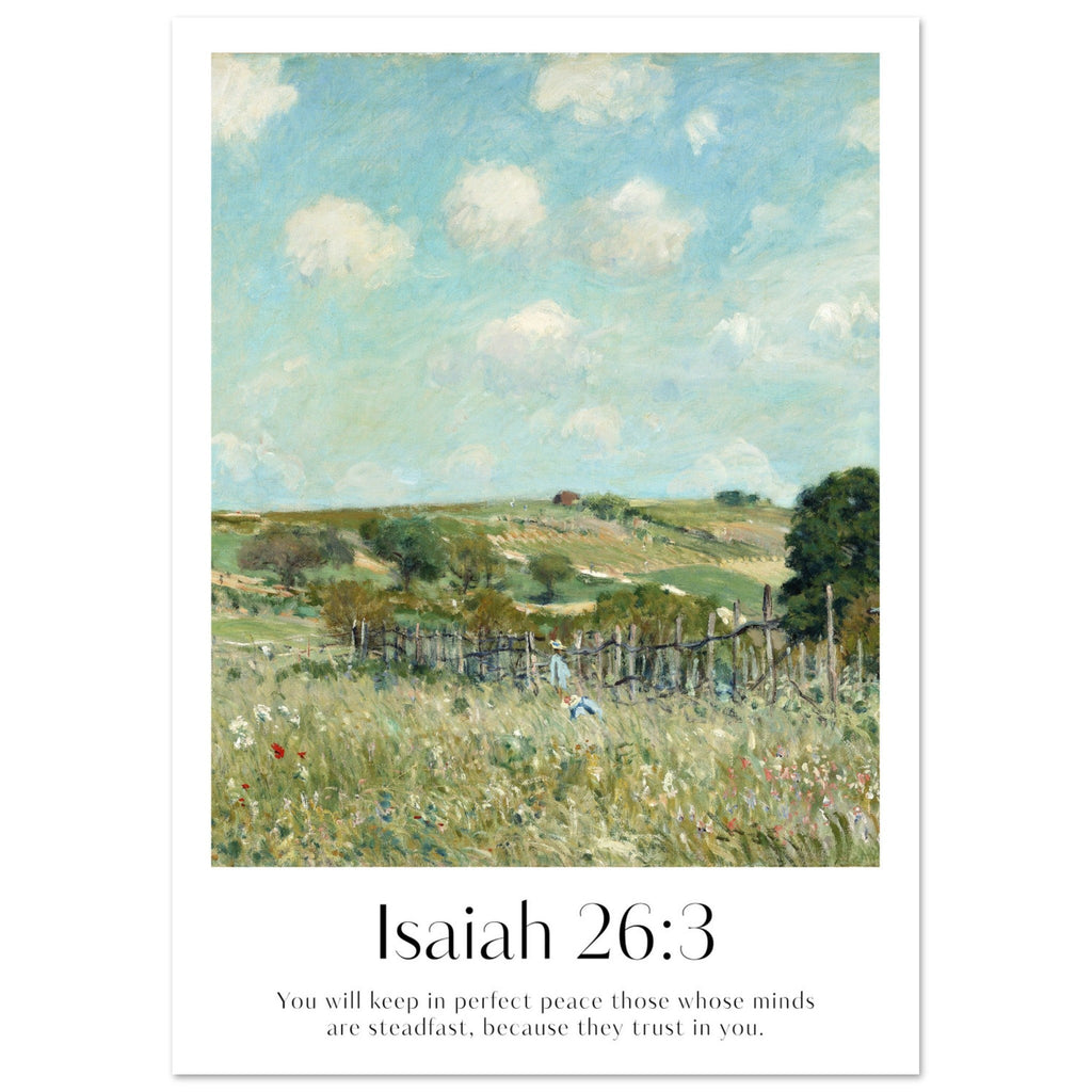 Isaiah 26:3 Print - The Christian Art Company