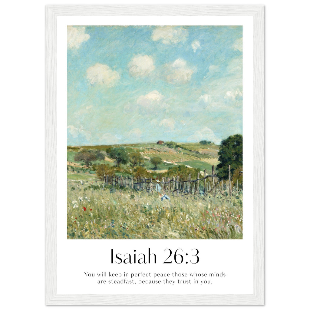 Isaiah 26:3 Print - The Christian Art Company