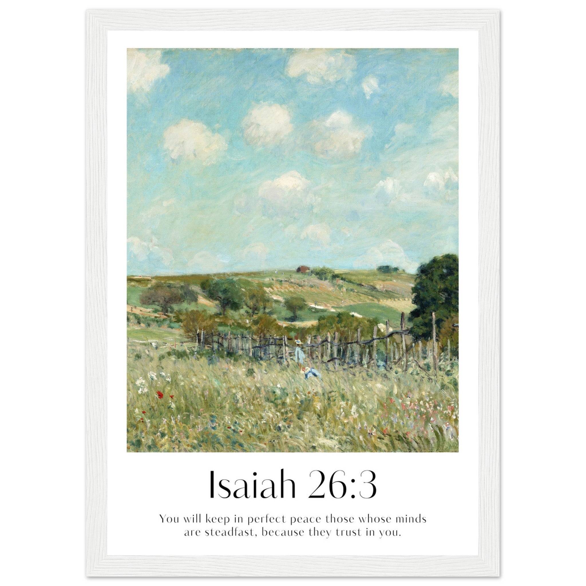 Isaiah 26:3 Print - The Christian Art Company