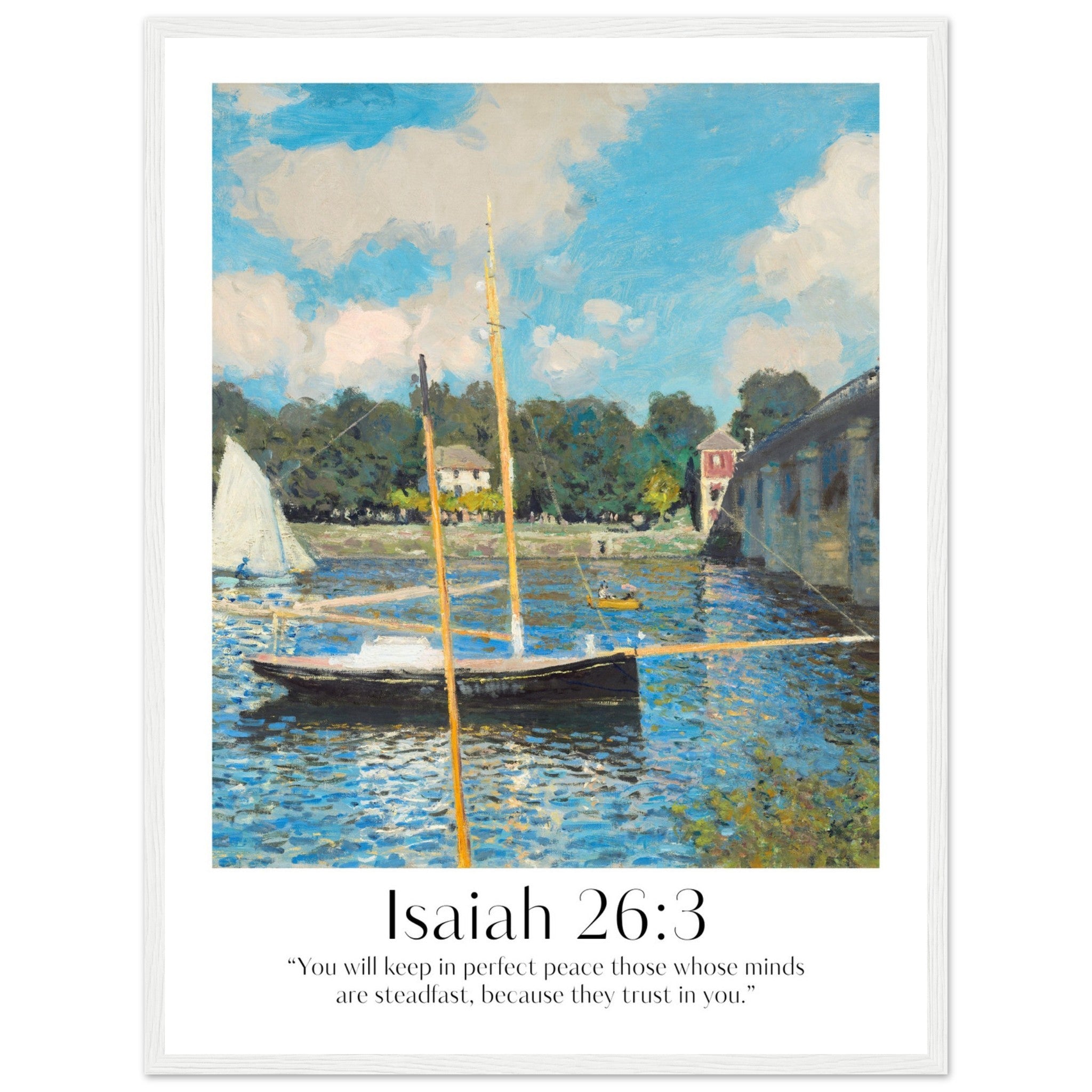 Isaiah 26:3 Print - The Christian Art Company