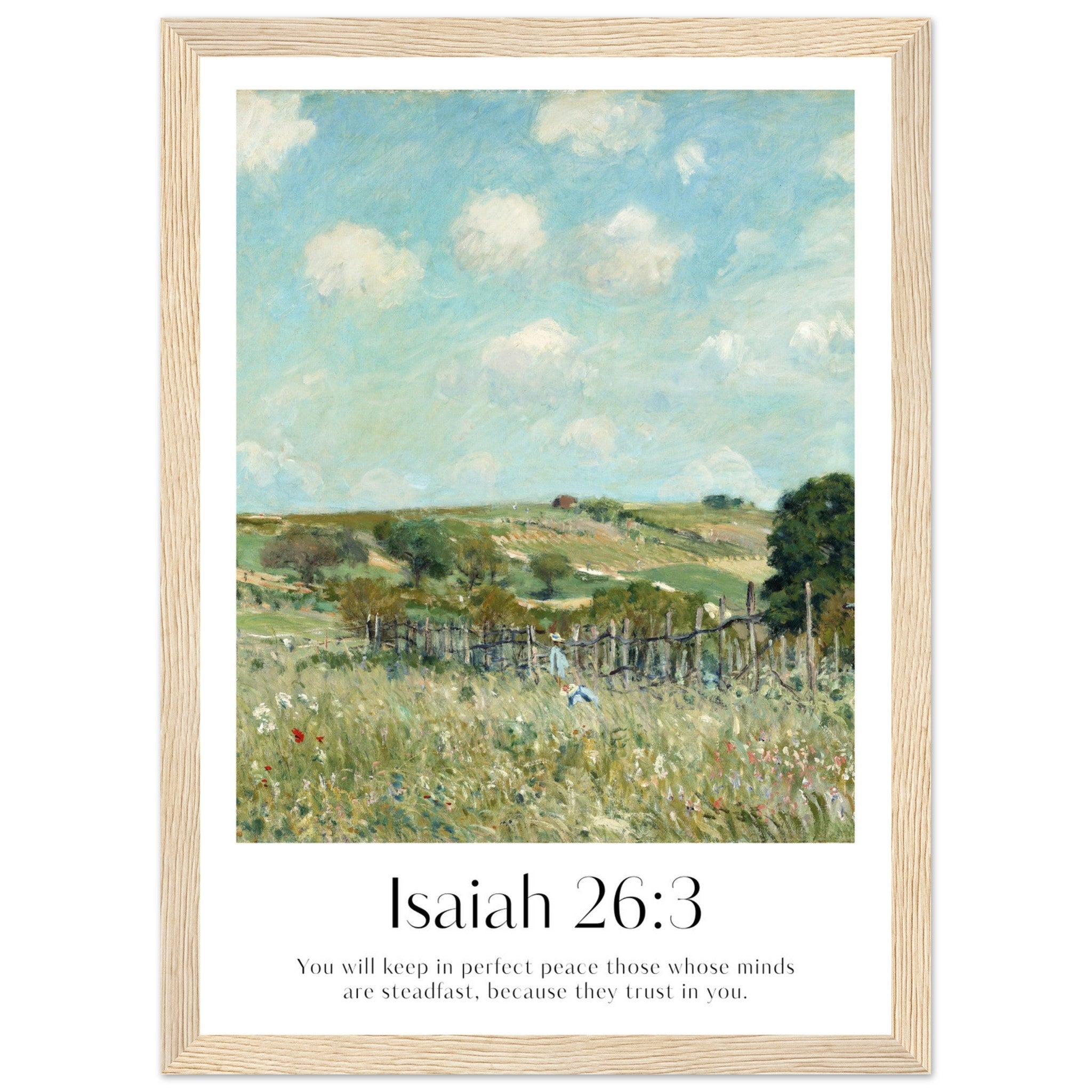 Isaiah 26:3 Print - The Christian Art Company