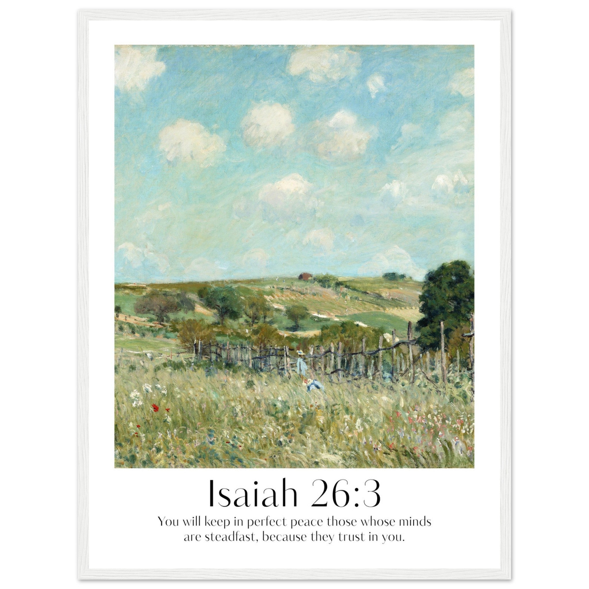Isaiah 26:3 Print - The Christian Art Company
