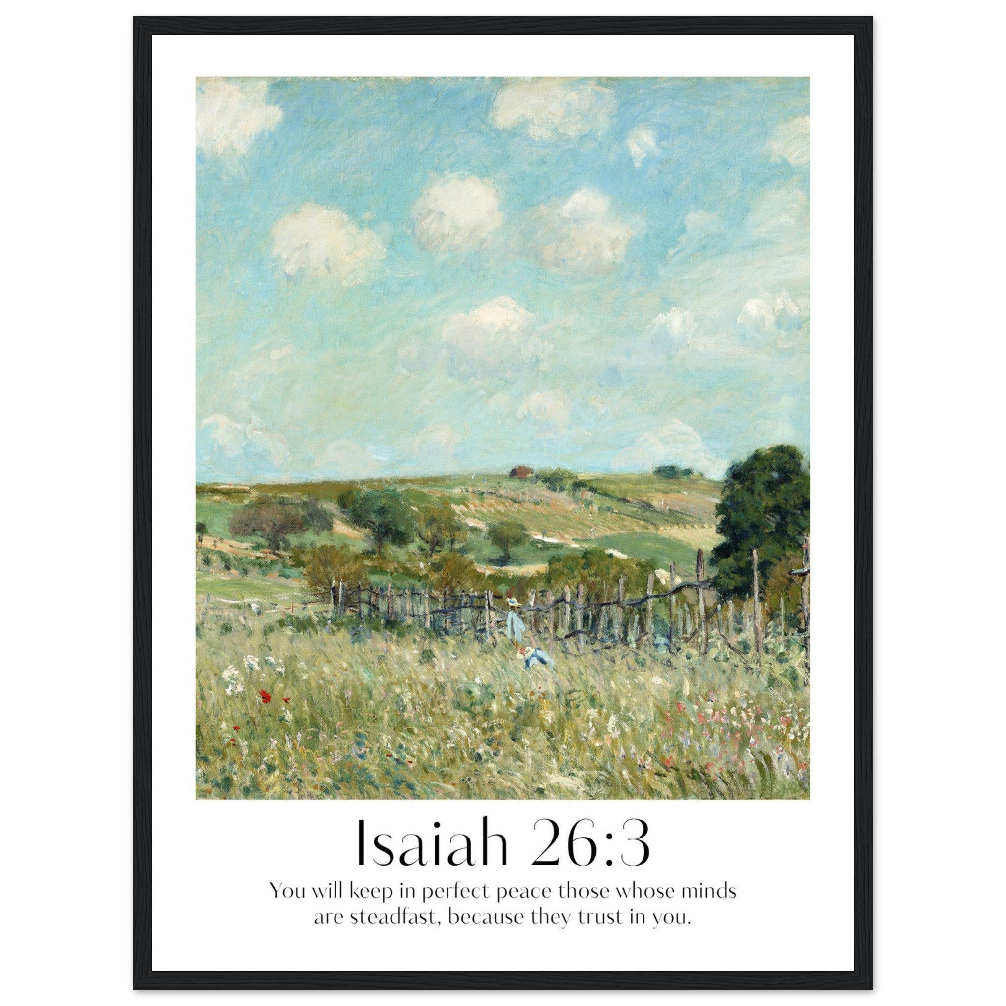 Isaiah 26:3 Print - The Christian Art Company