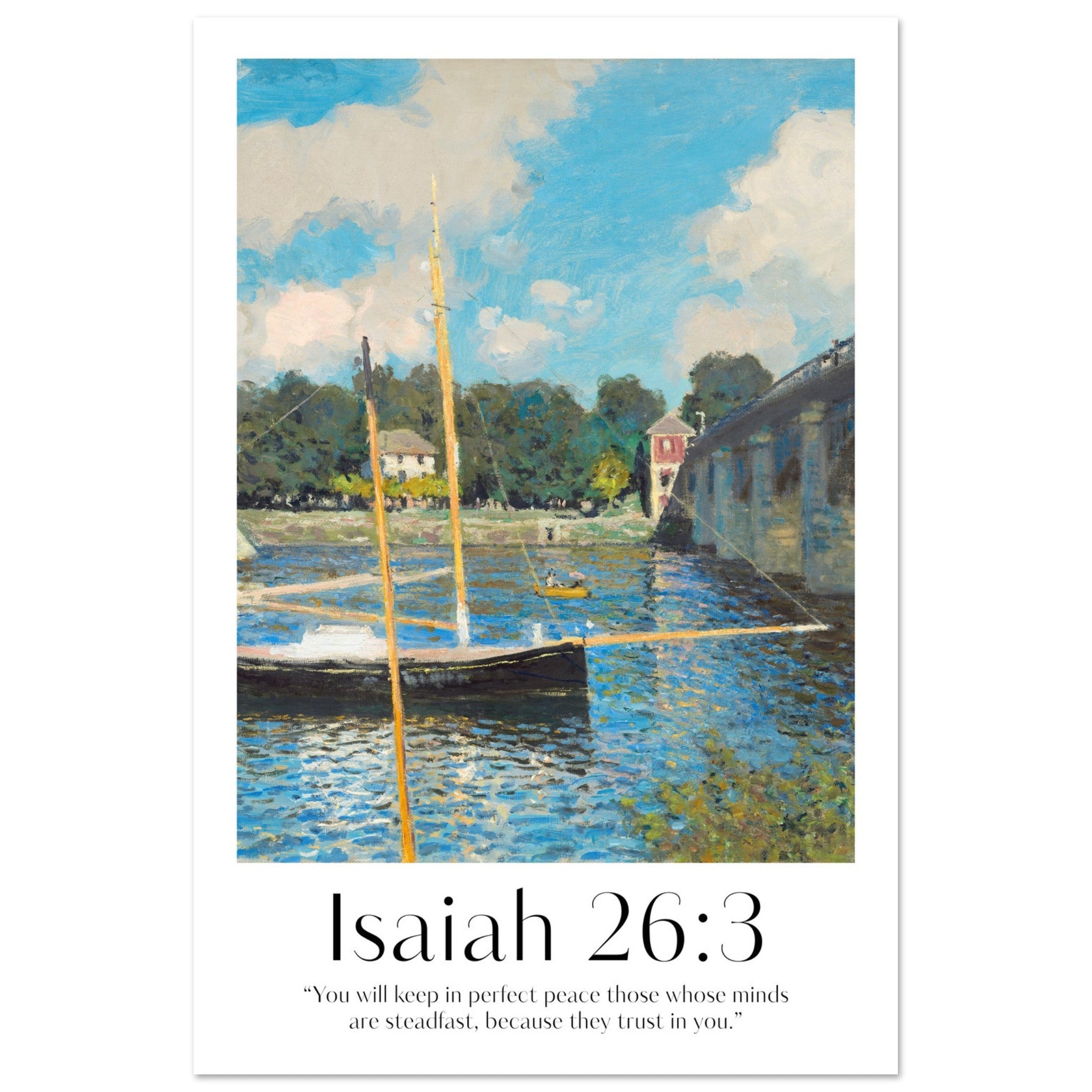Isaiah 26:3 Print - The Christian Art Company
