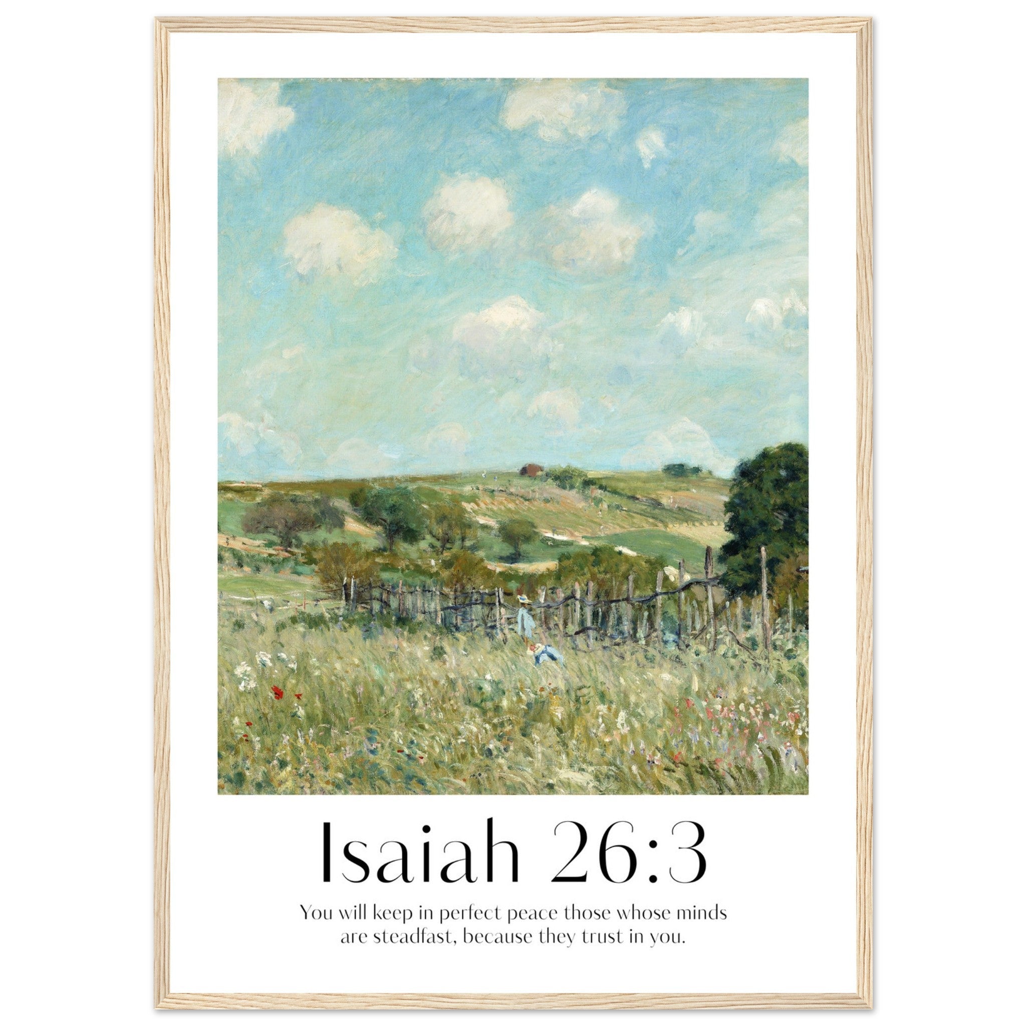 Isaiah 26:3 Print - The Christian Art Company
