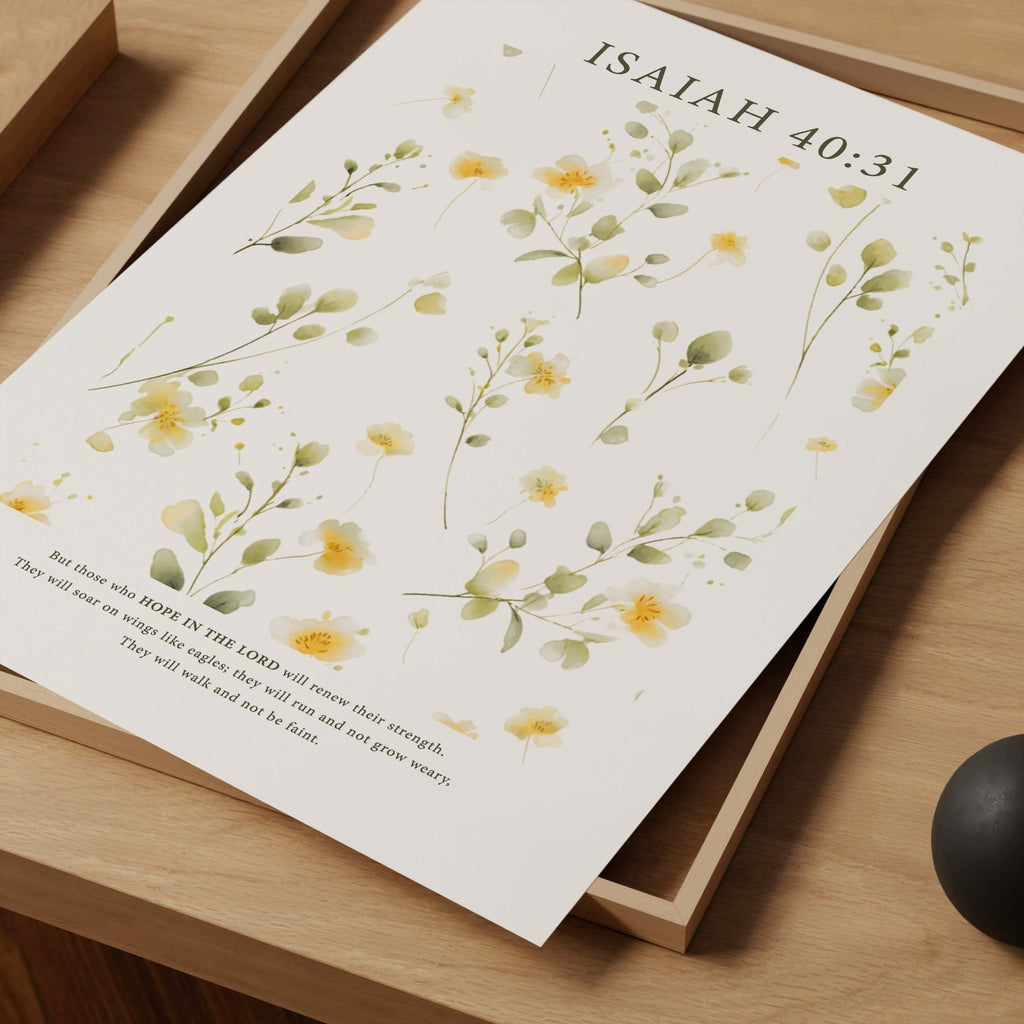 Isaiah 40:31 Print - The Christian Art Company