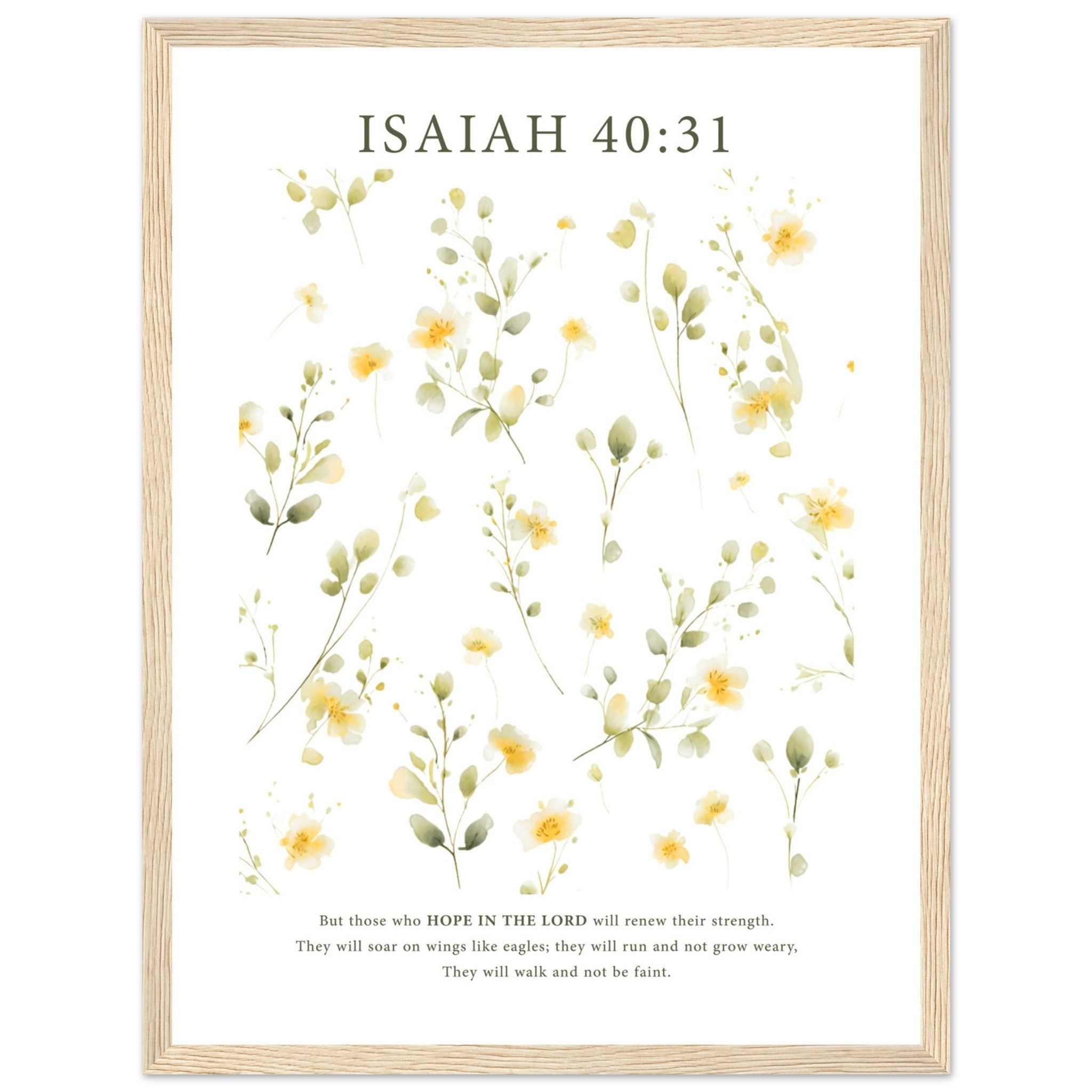 Isaiah 40:31 Print - The Christian Art Company