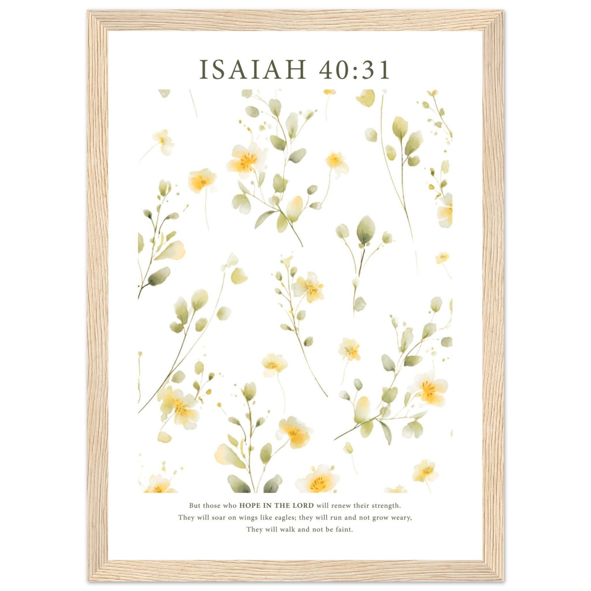 Isaiah 40:31 Print - The Christian Art Company