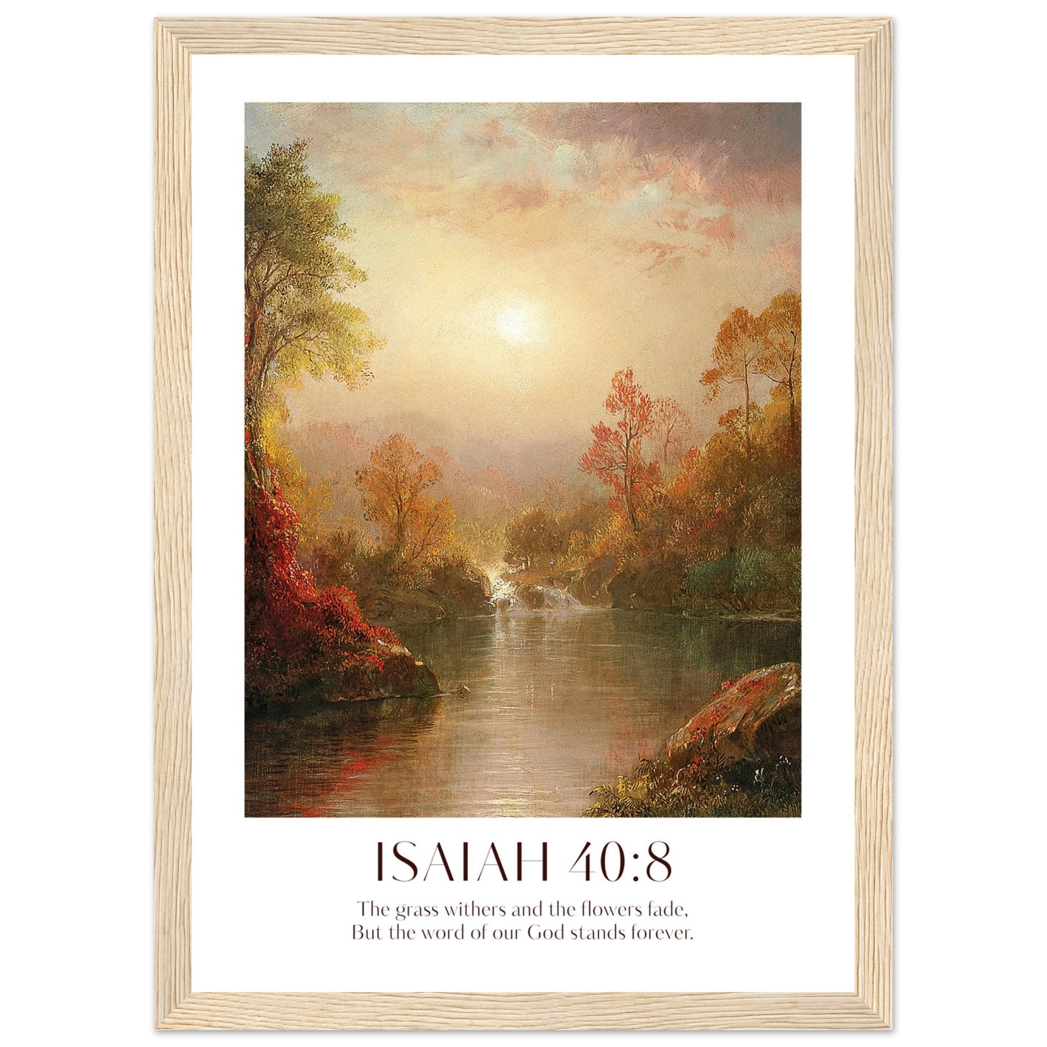 Isaiah 40:8 Print - The Christian Art Company