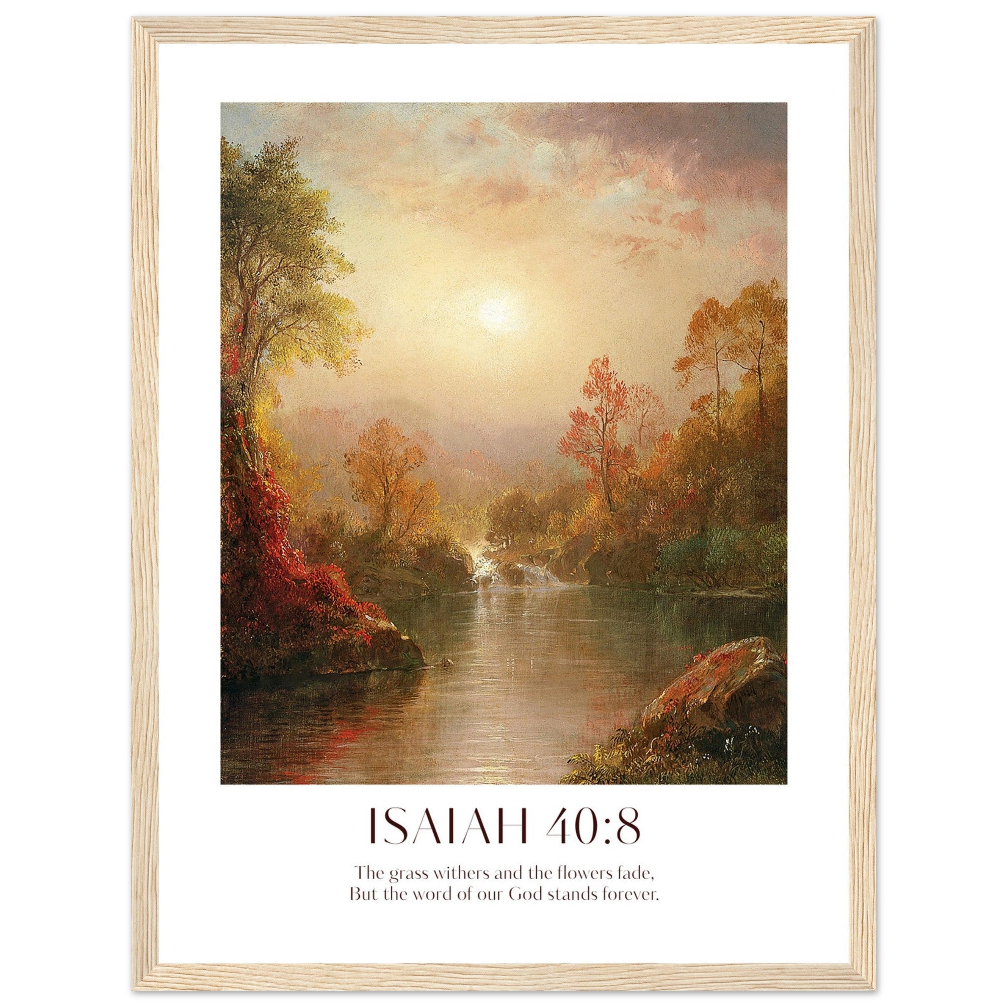 Isaiah 40:8 Print - The Christian Art Company