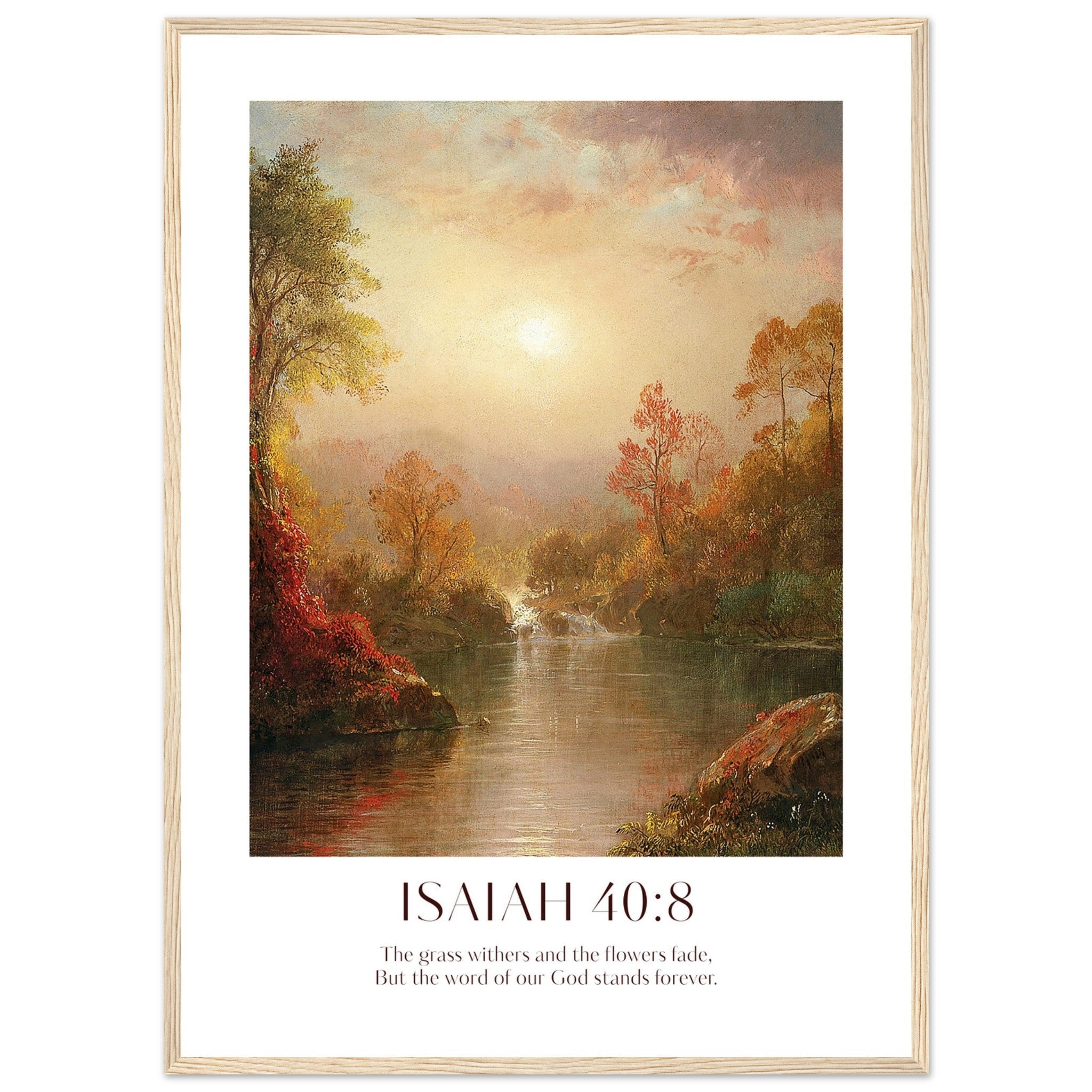 Isaiah 40:8 Print - The Christian Art Company