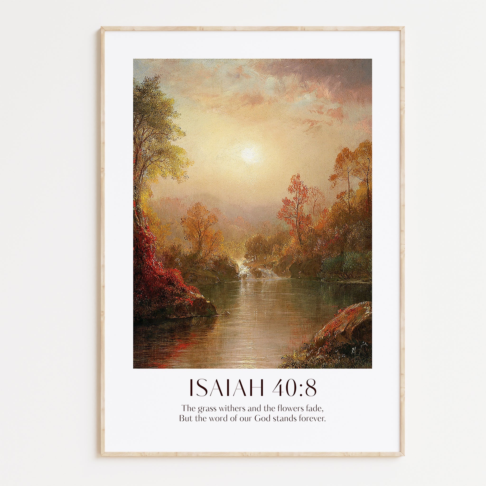 Isaiah 40:8 Print - The Christian Art Company