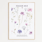 Isaiah 40:8 Print - The Christian Art Company