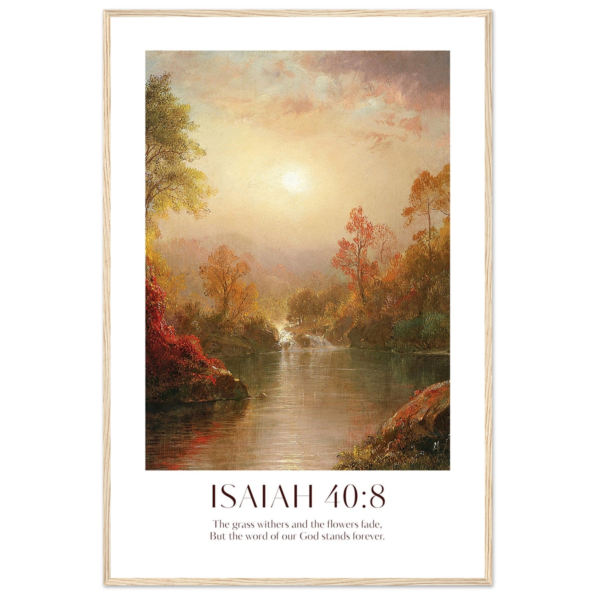 Isaiah 40:8 Print - The Christian Art Company