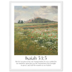 Isaiah 53:5 Print - The Christian Art Company