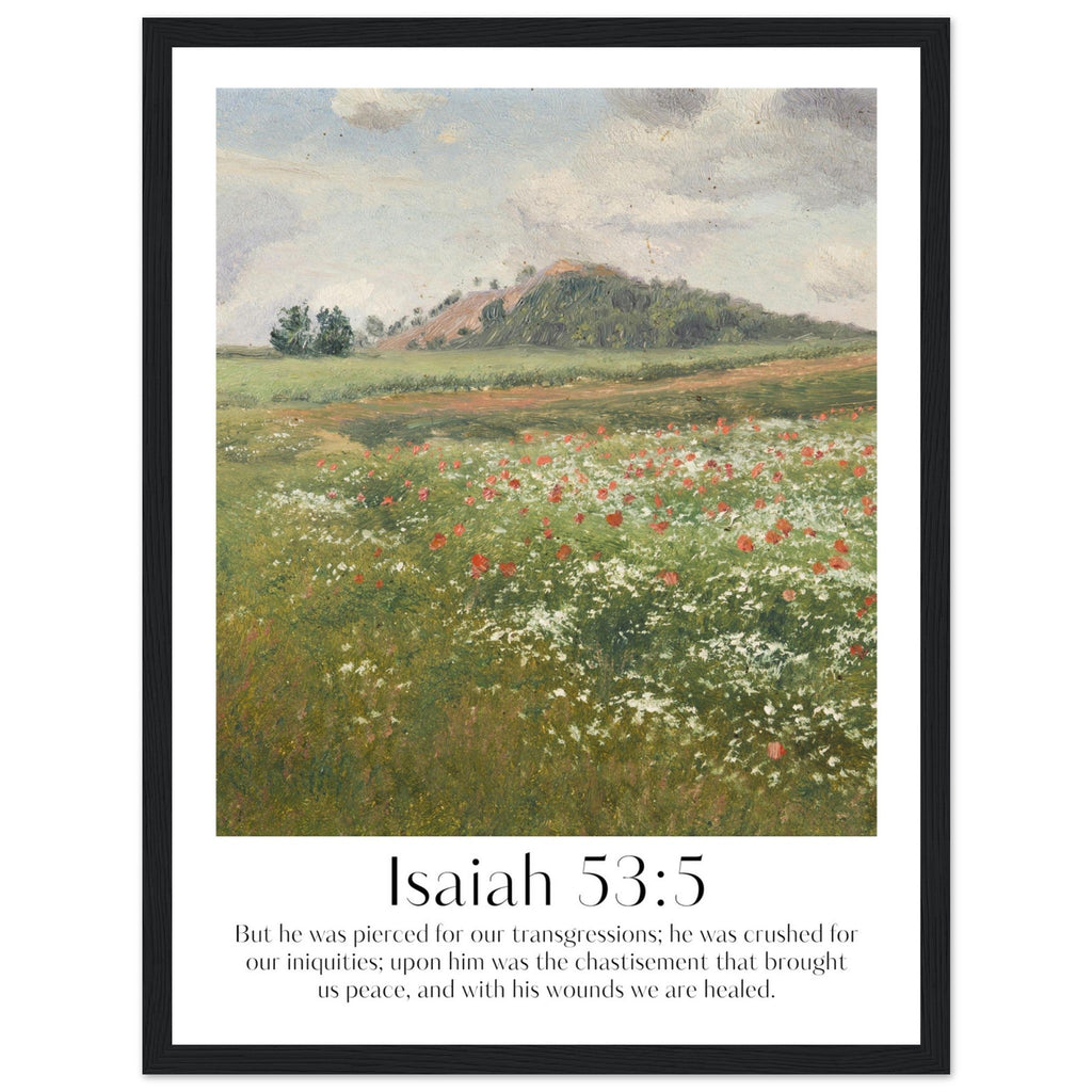 Isaiah 53:5 Print - The Christian Art Company