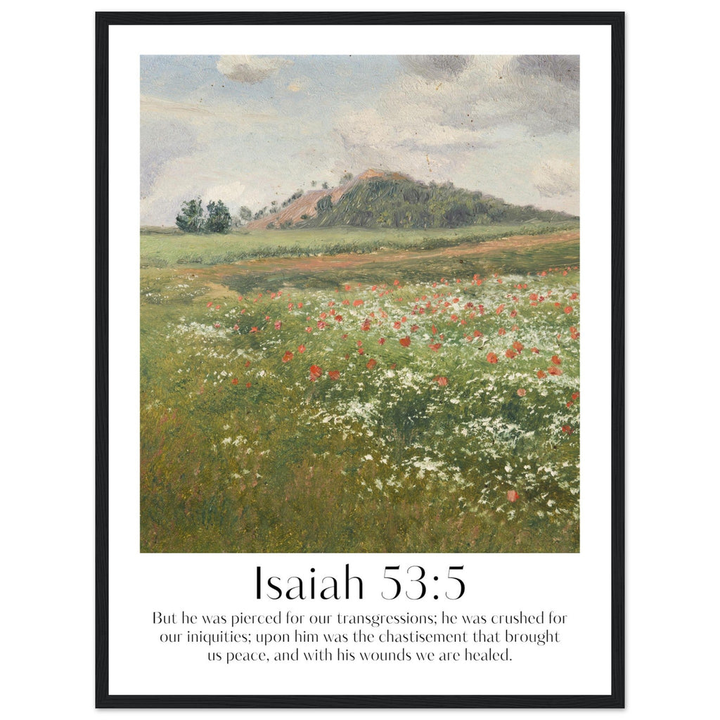 Isaiah 53:5 Print - The Christian Art Company