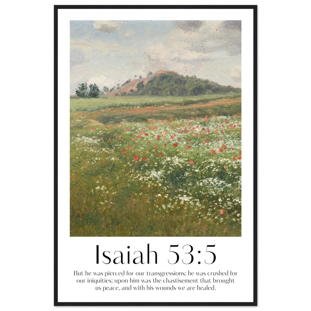 Isaiah 53:5 Print - The Christian Art Company