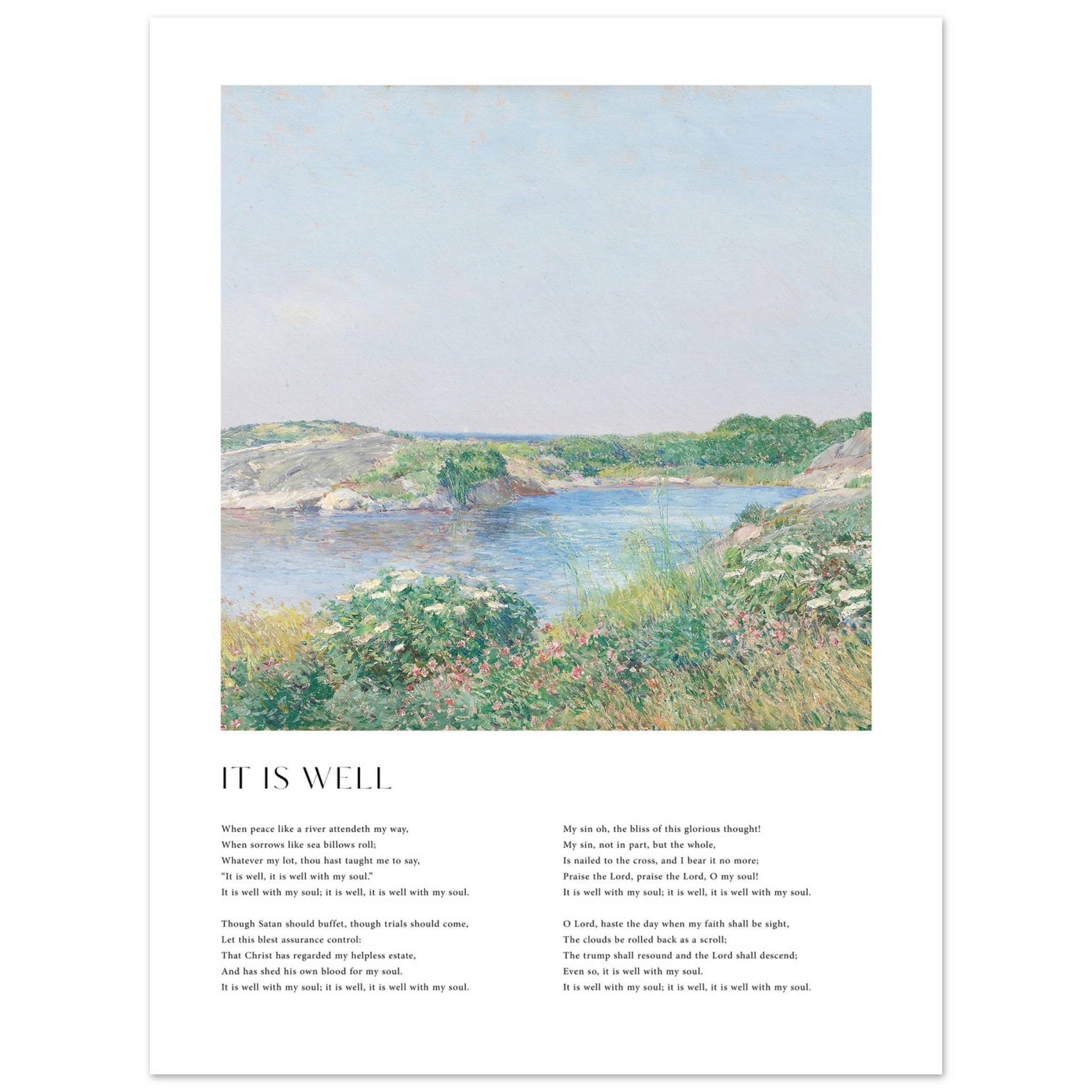 It Is Well Print - The Christian Art Company