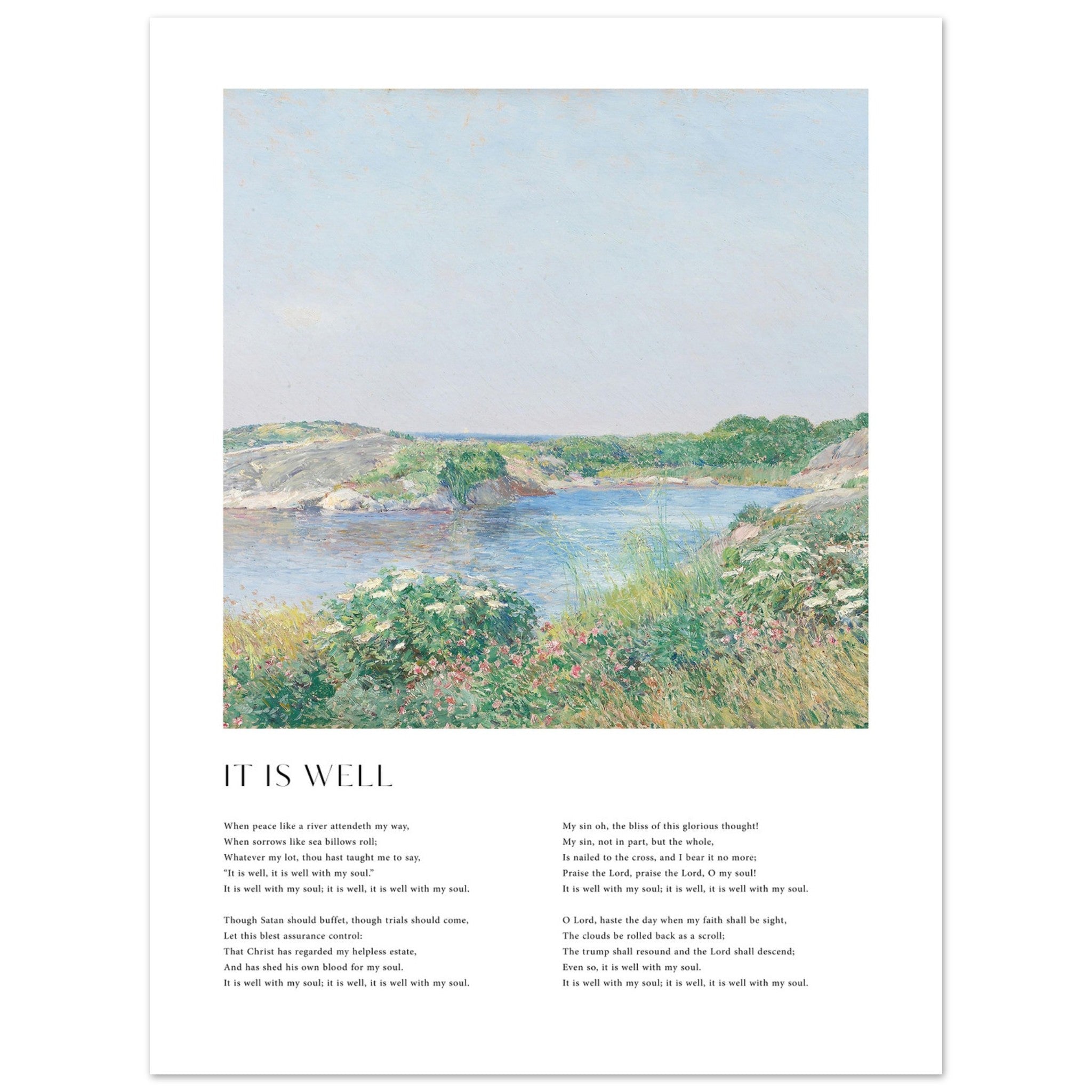 It Is Well Print - The Christian Art Company