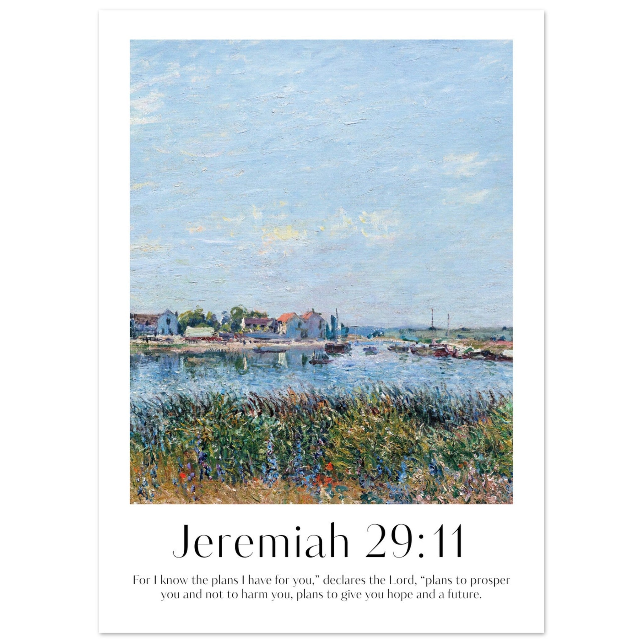 Jeremiah 29:11 Print - The Christian Art Company
