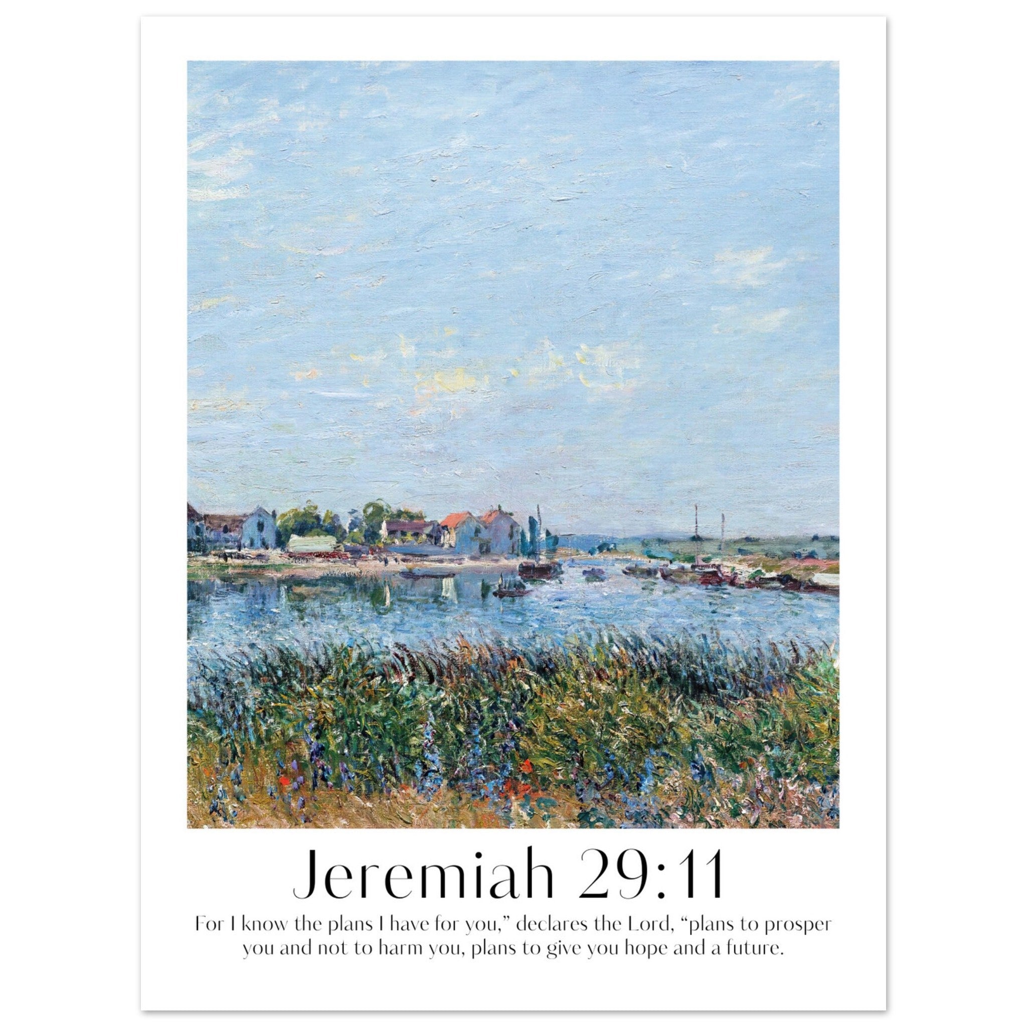 Jeremiah 29:11 Print - The Christian Art Company