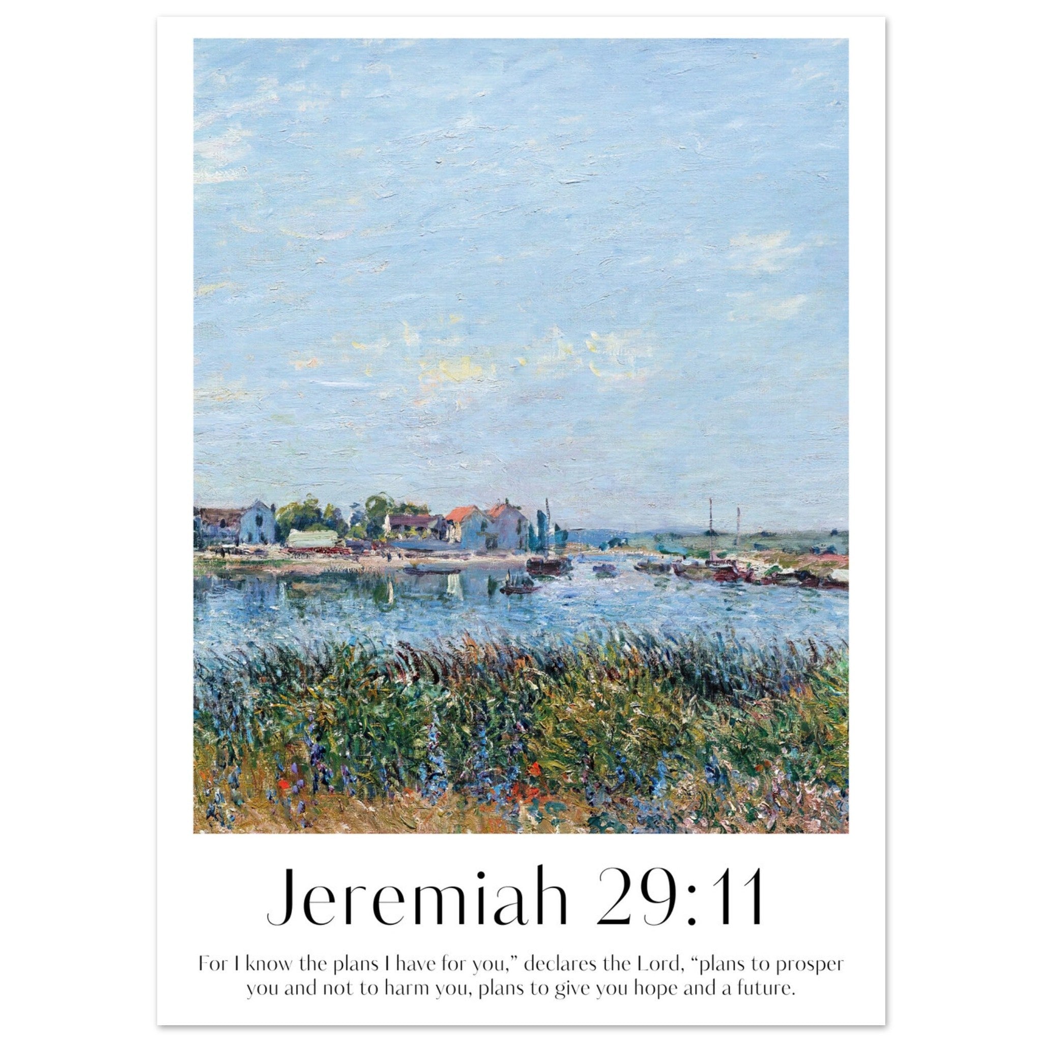 Jeremiah 29:11 Print - The Christian Art Company