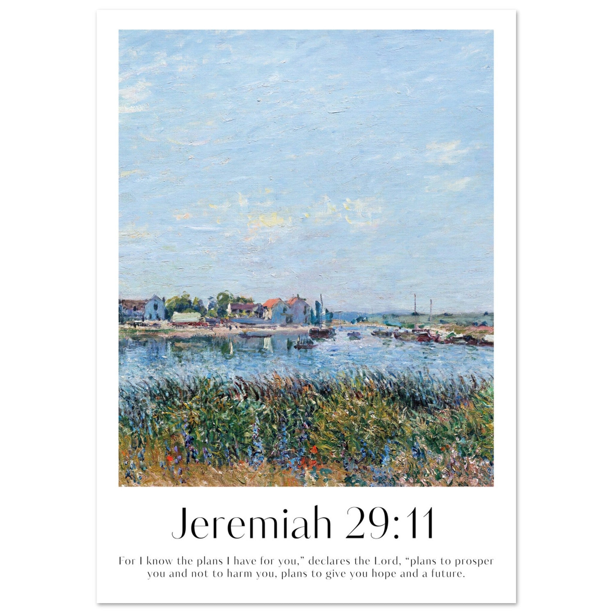 Jeremiah 29:11 Print - The Christian Art Company