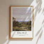 John 10:27 Print - The Christian Art Company