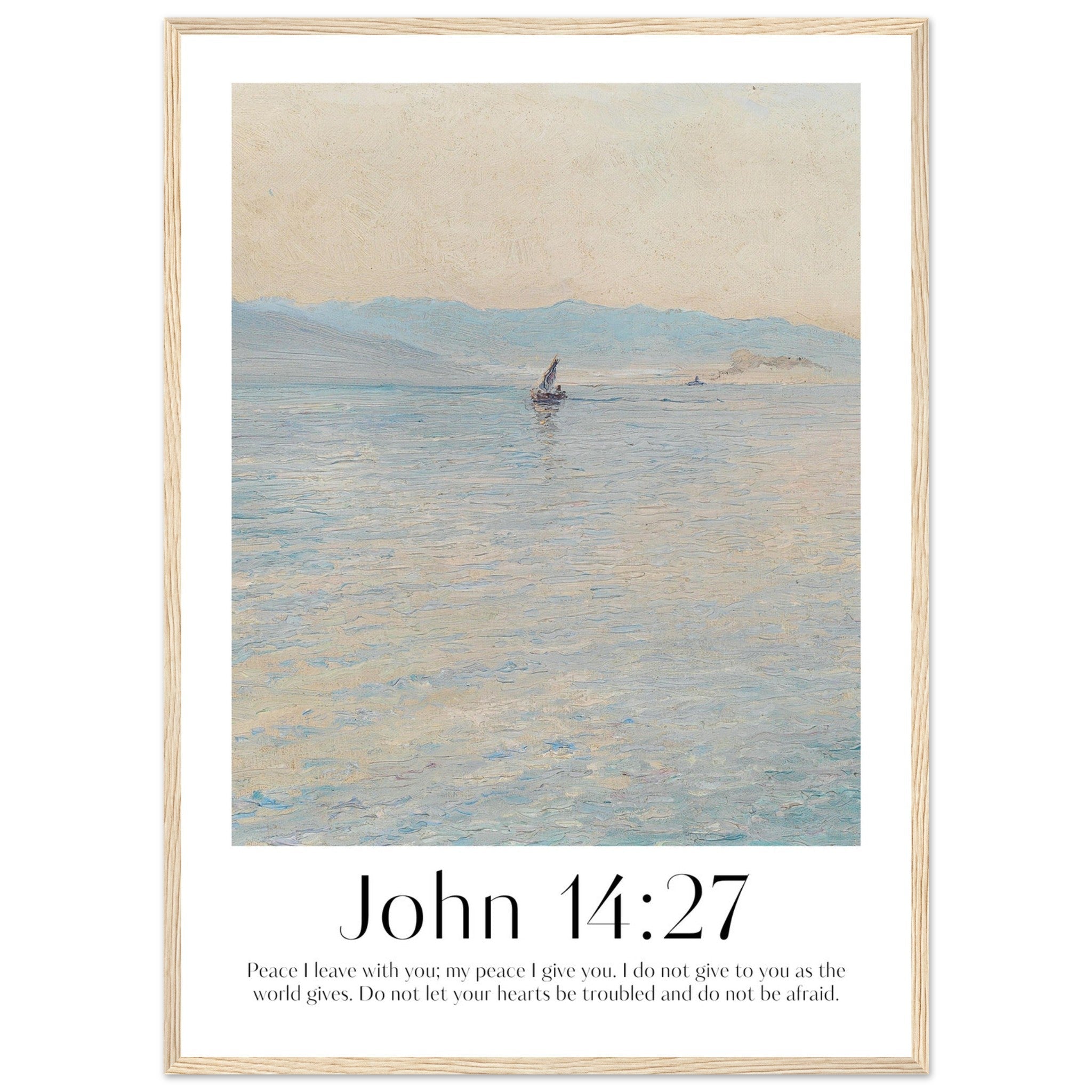 John 14:27 Print - The Christian Art Company