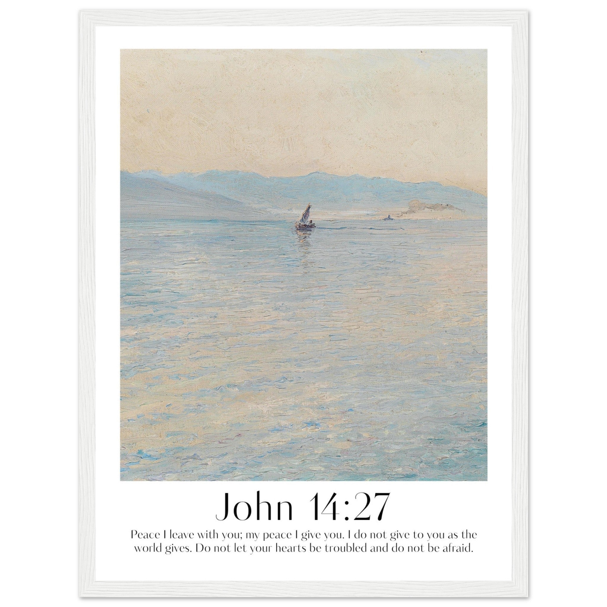 John 14:27 Print - The Christian Art Company