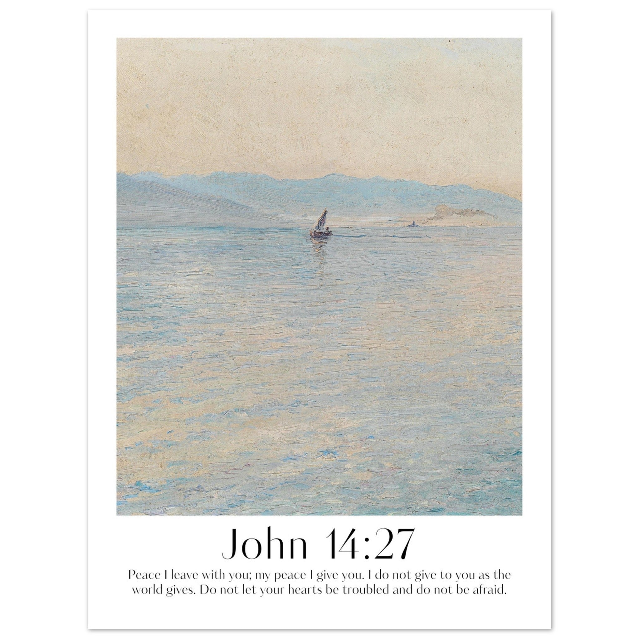 John 14:27 Print - The Christian Art Company