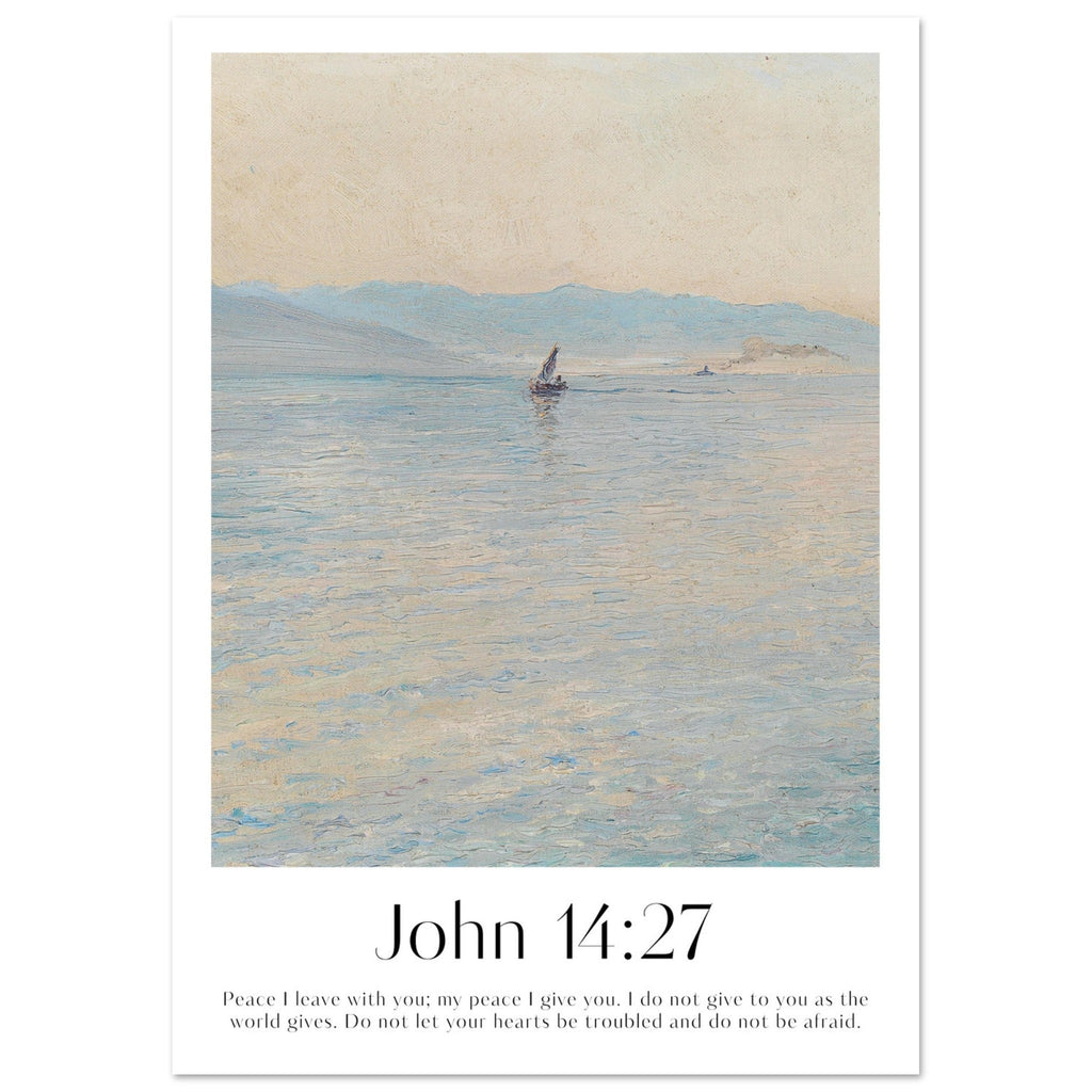 John 14:27 Print - The Christian Art Company