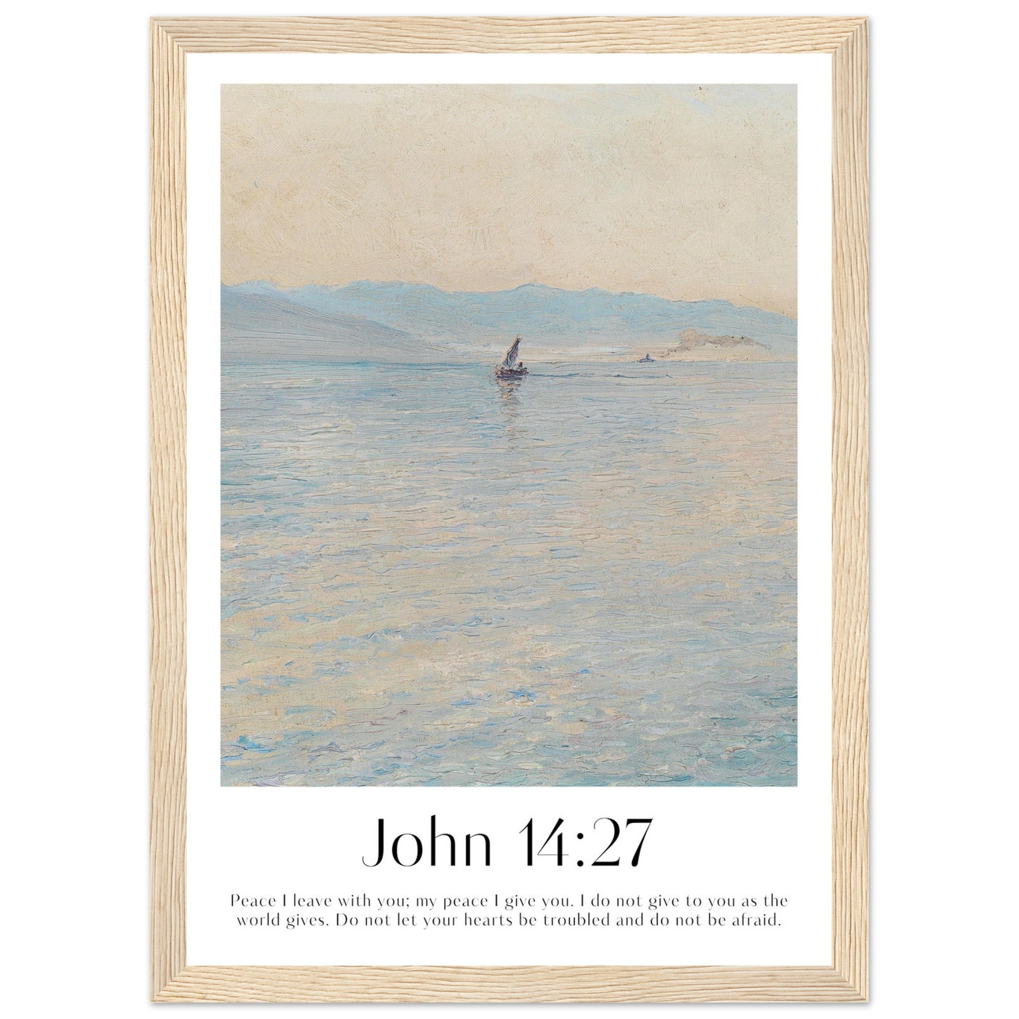 John 14:27 Print - The Christian Art Company