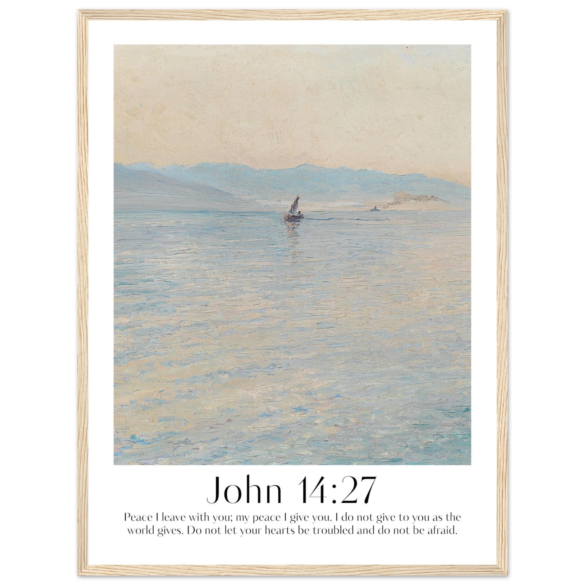John 14:27 Print - The Christian Art Company