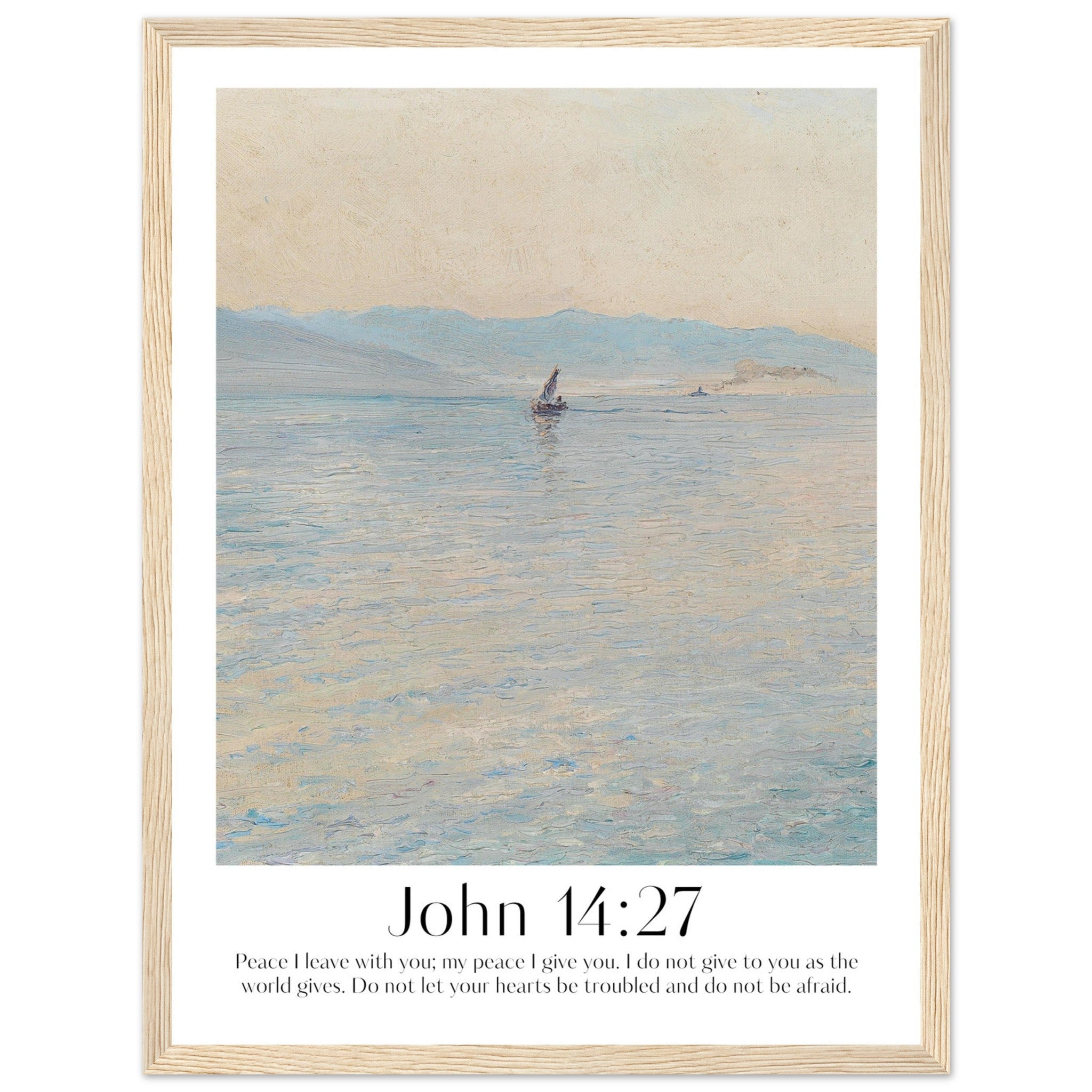 John 14:27 Print - The Christian Art Company