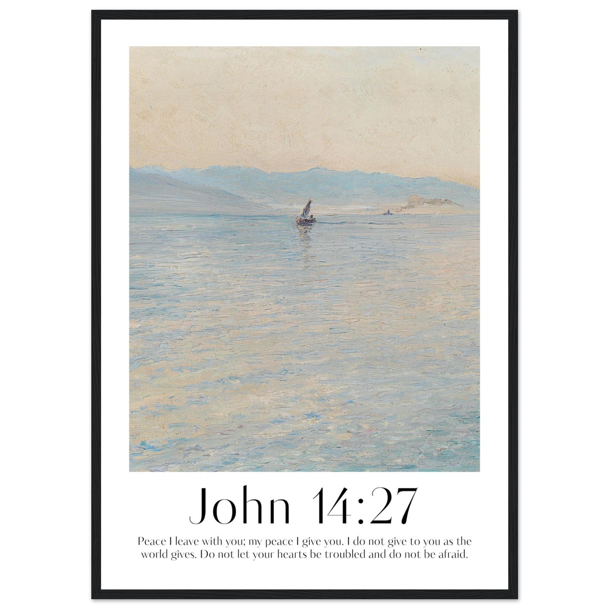 John 14:27 Print - The Christian Art Company