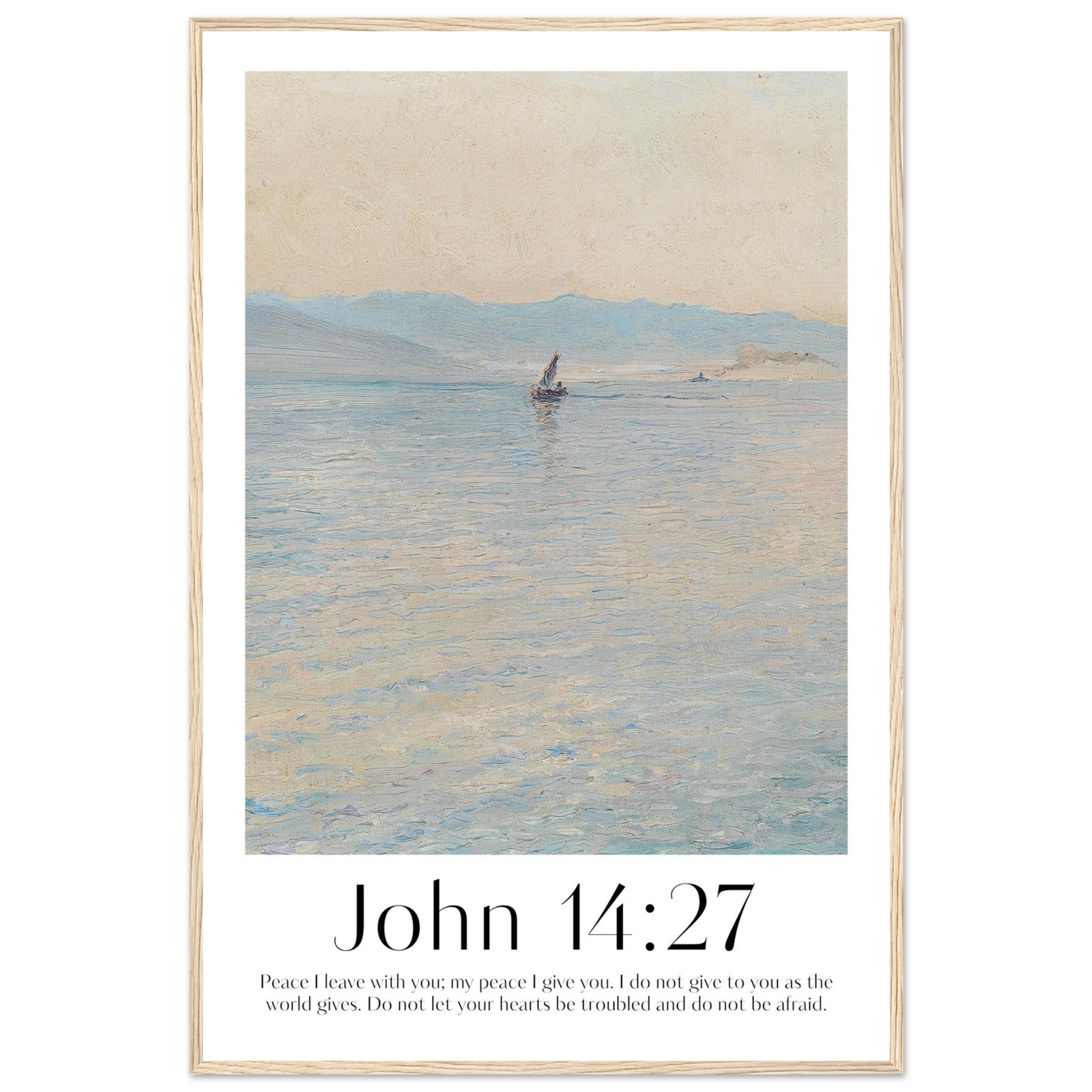 John 14:27 Print - The Christian Art Company